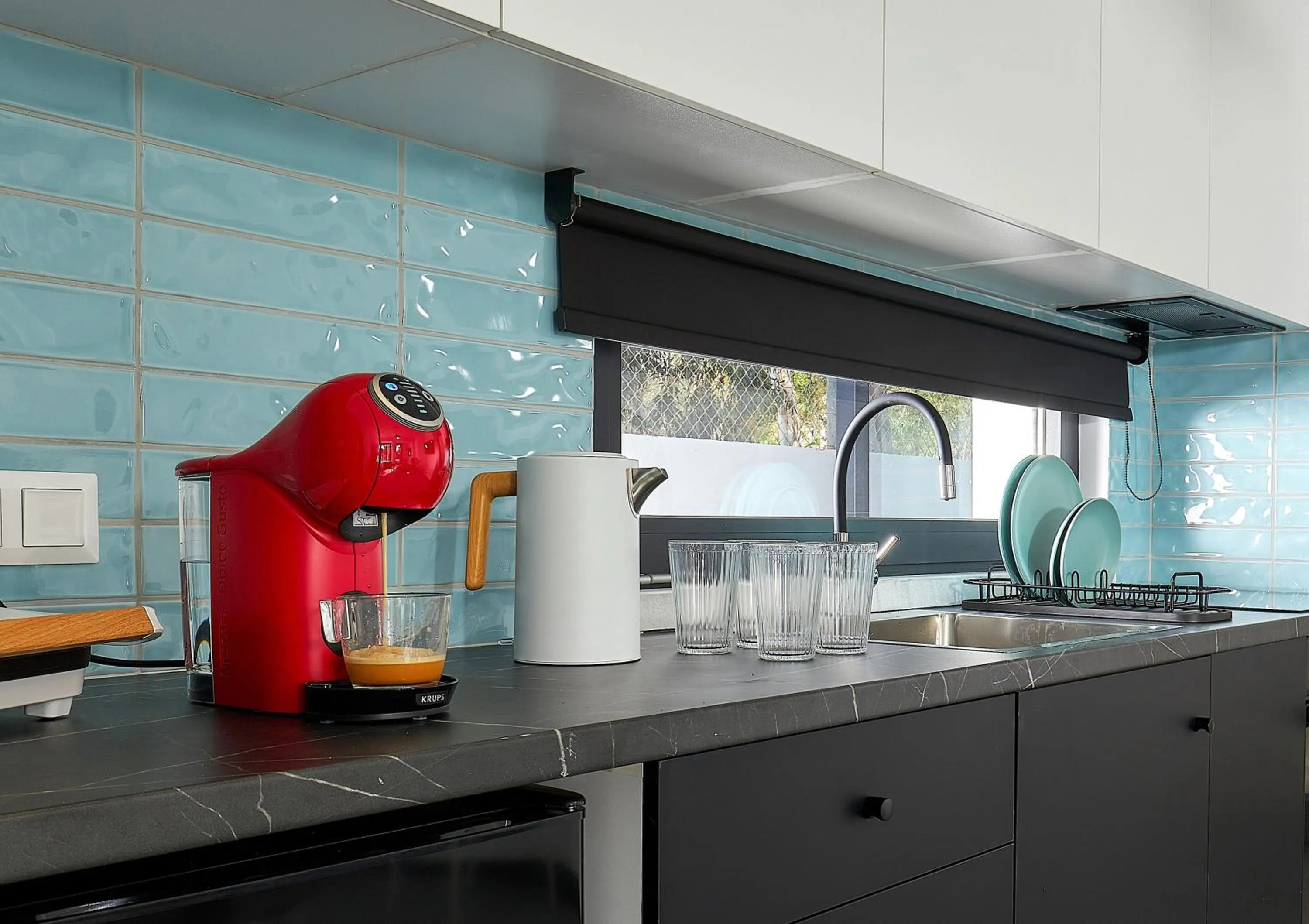 Kitchen or kitchenette in MichELe Luxury apartments by Smaris Collection