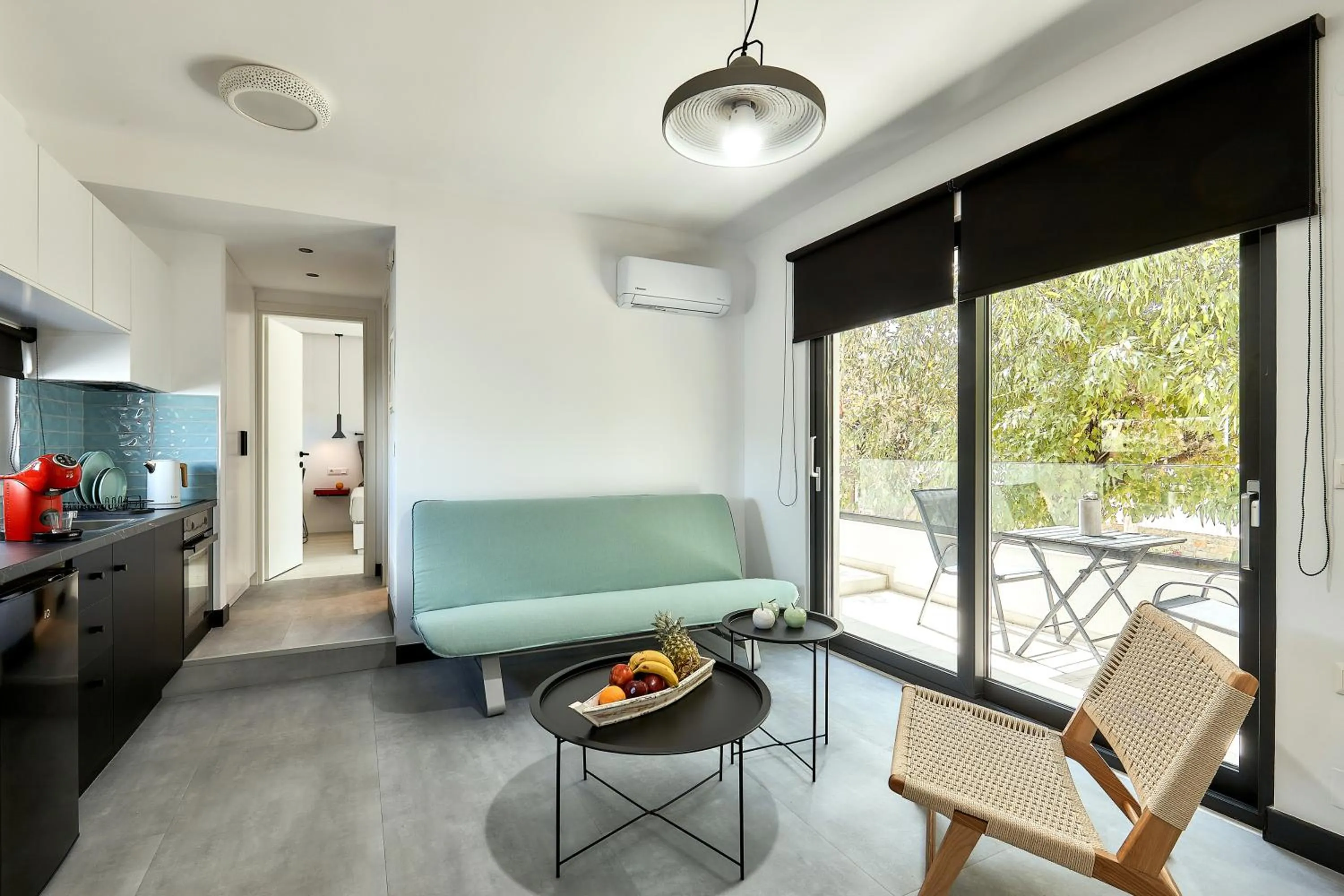 Balcony/Terrace in MichELe Luxury apartments by Smaris Collection