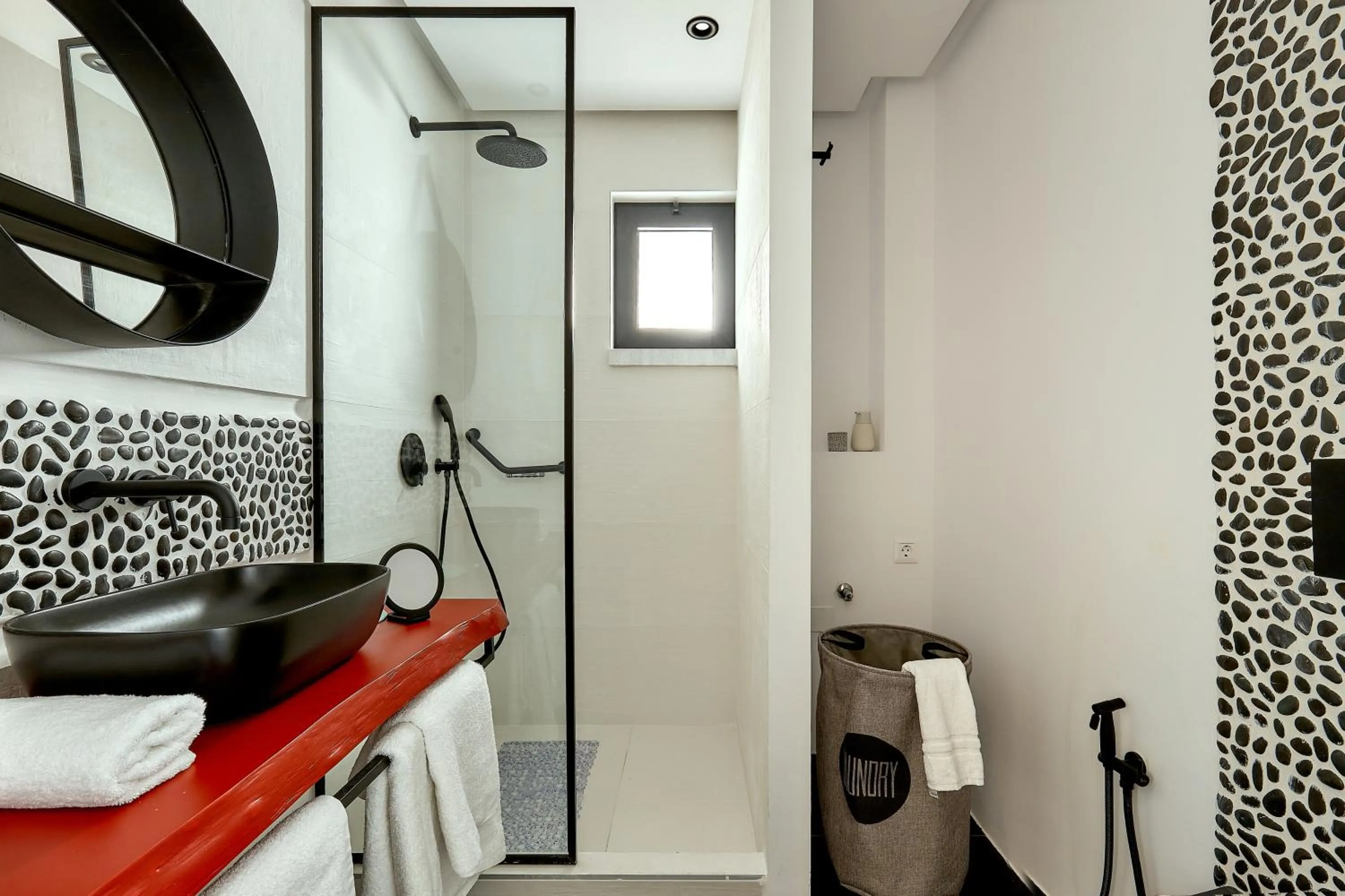 Shower in MichELe Luxury apartments by Smaris Collection