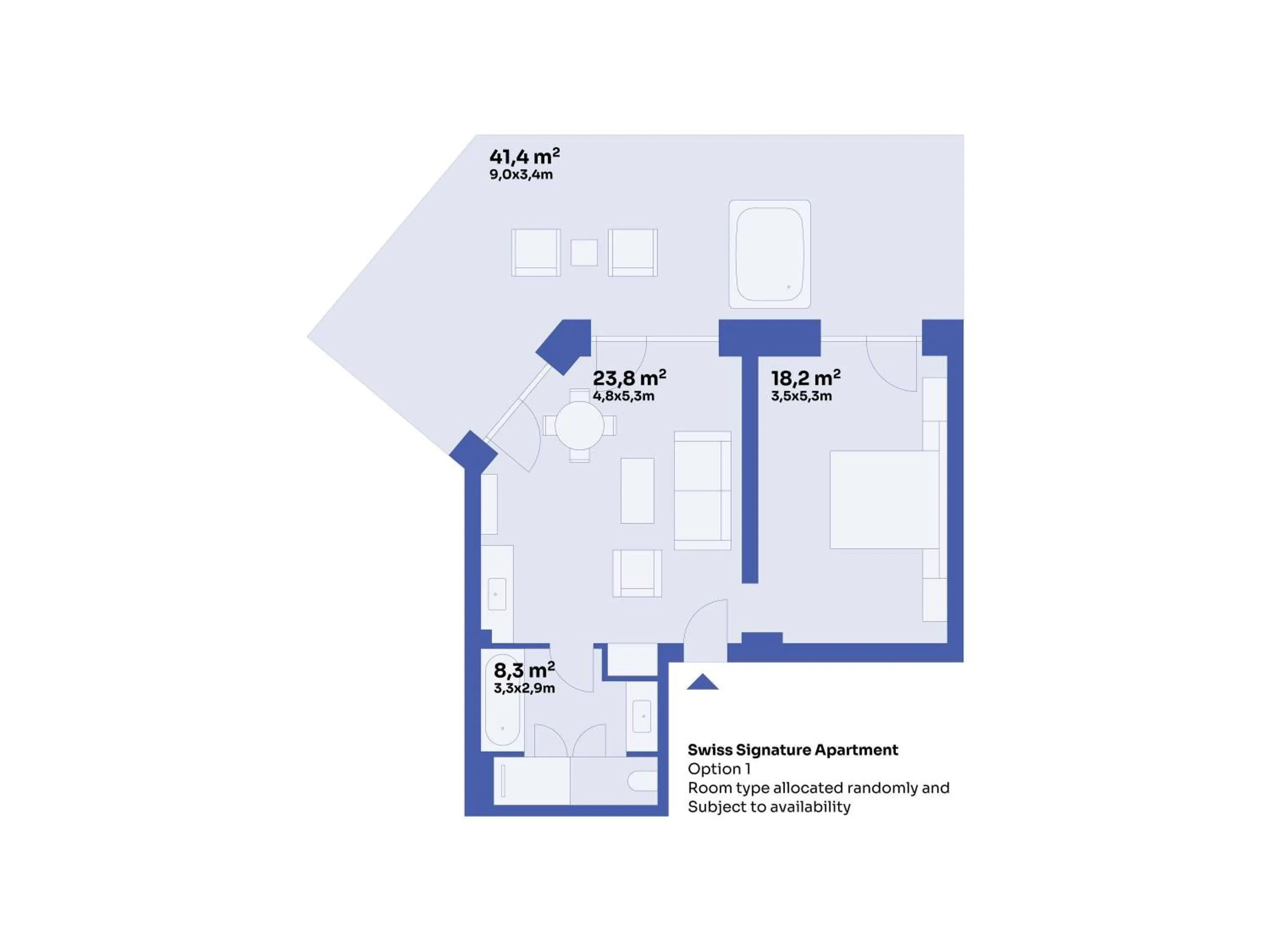 Bedroom in Swissôtel Poiana Brasov