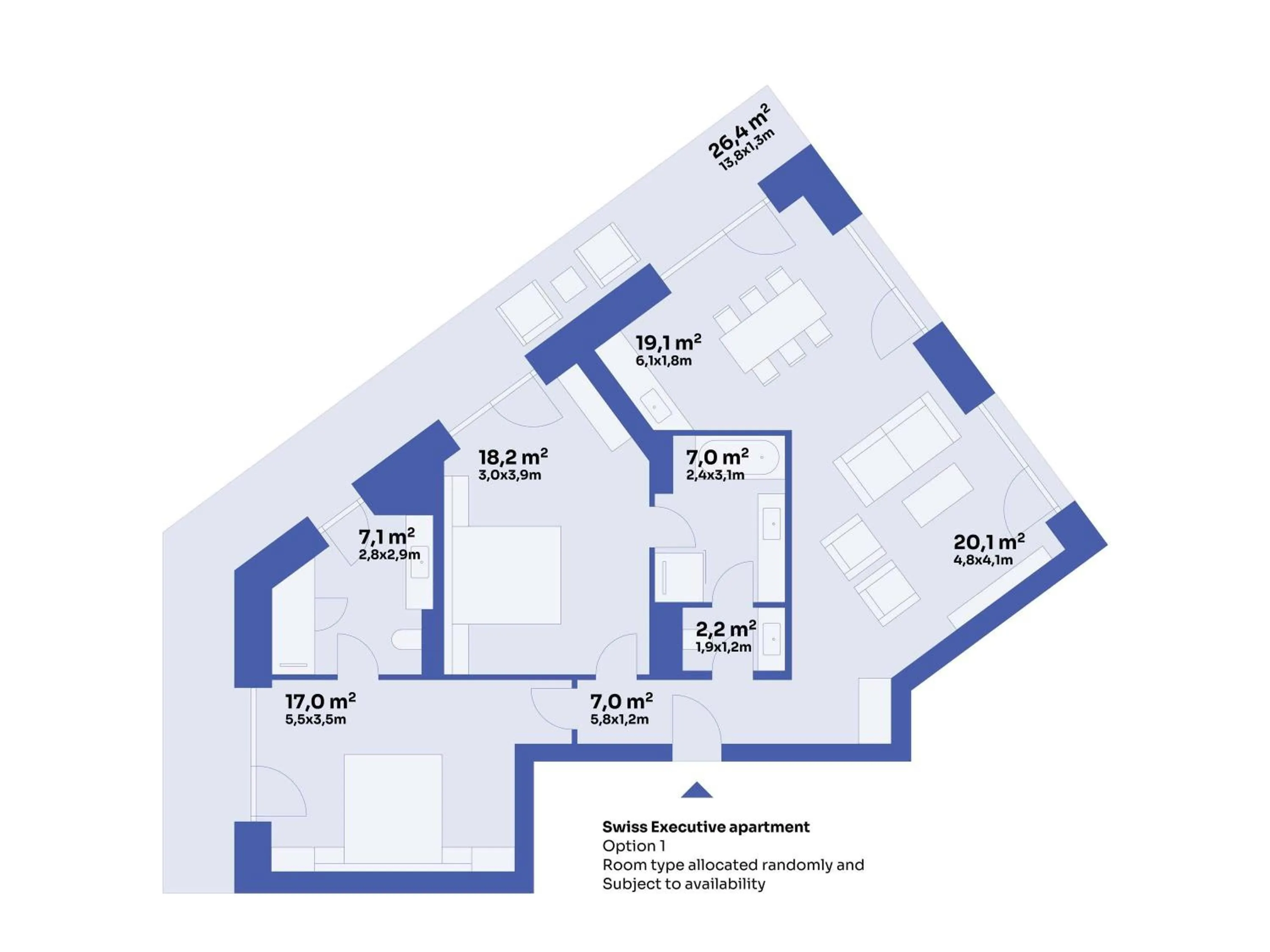 Bedroom in Swissôtel Poiana Brasov