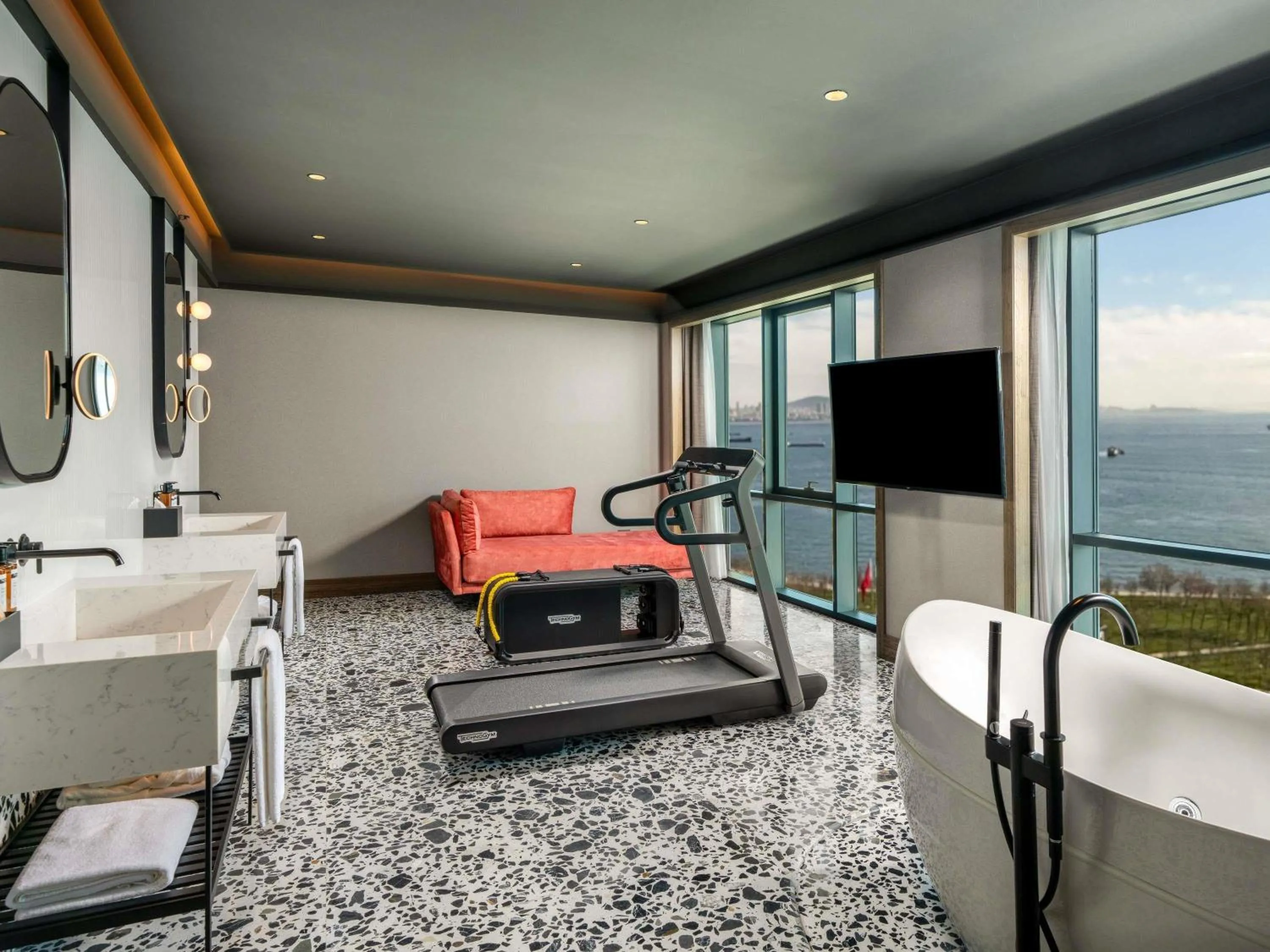 Bedroom in Mövenpick Hotel Istanbul Marmara Sea