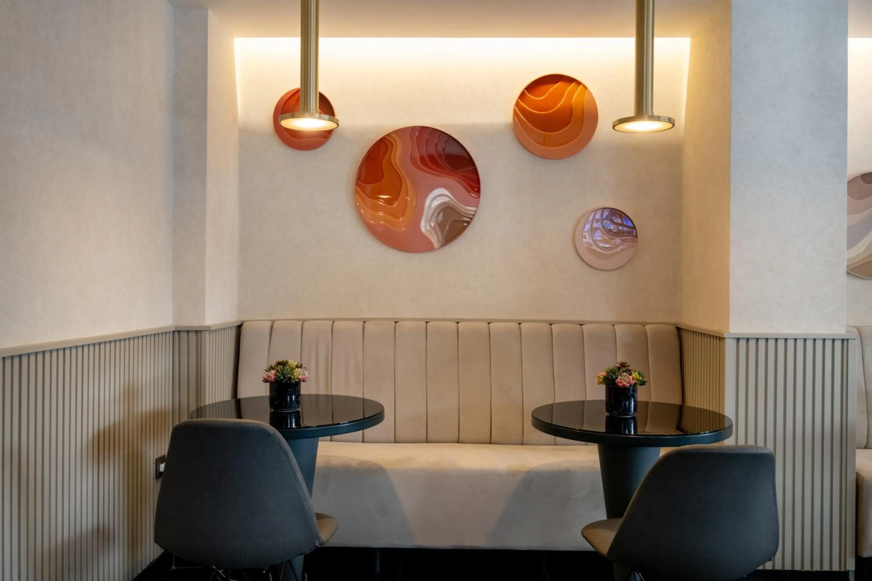 Seating area in The Row Suites Taksim