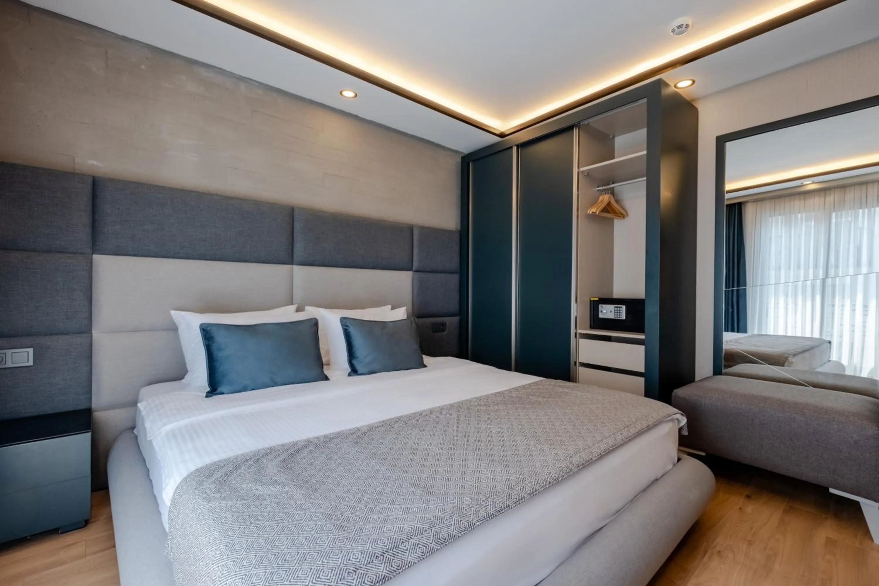 Bedroom, Bed in The Row Suites Taksim