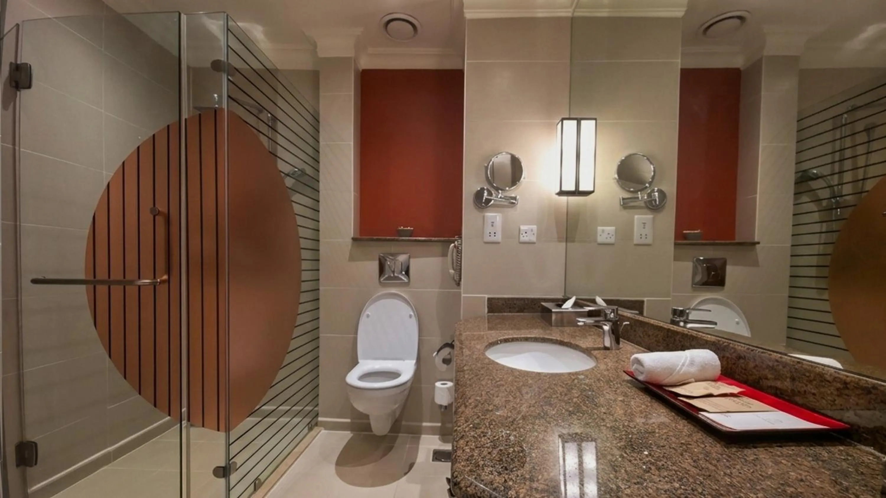 Shower in Pullman Nairobi Upper Hill