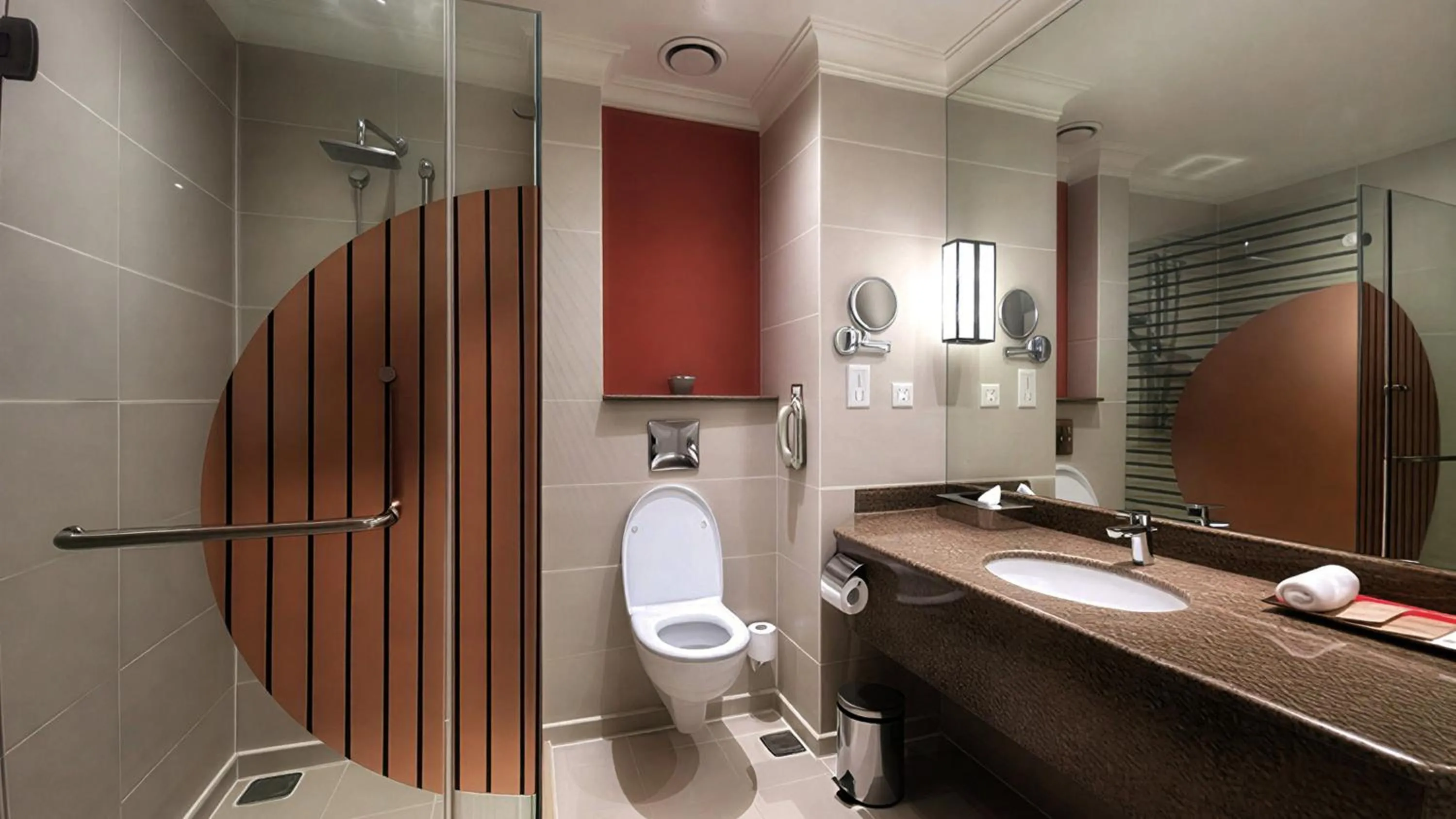 Shower in Pullman Nairobi Upper Hill