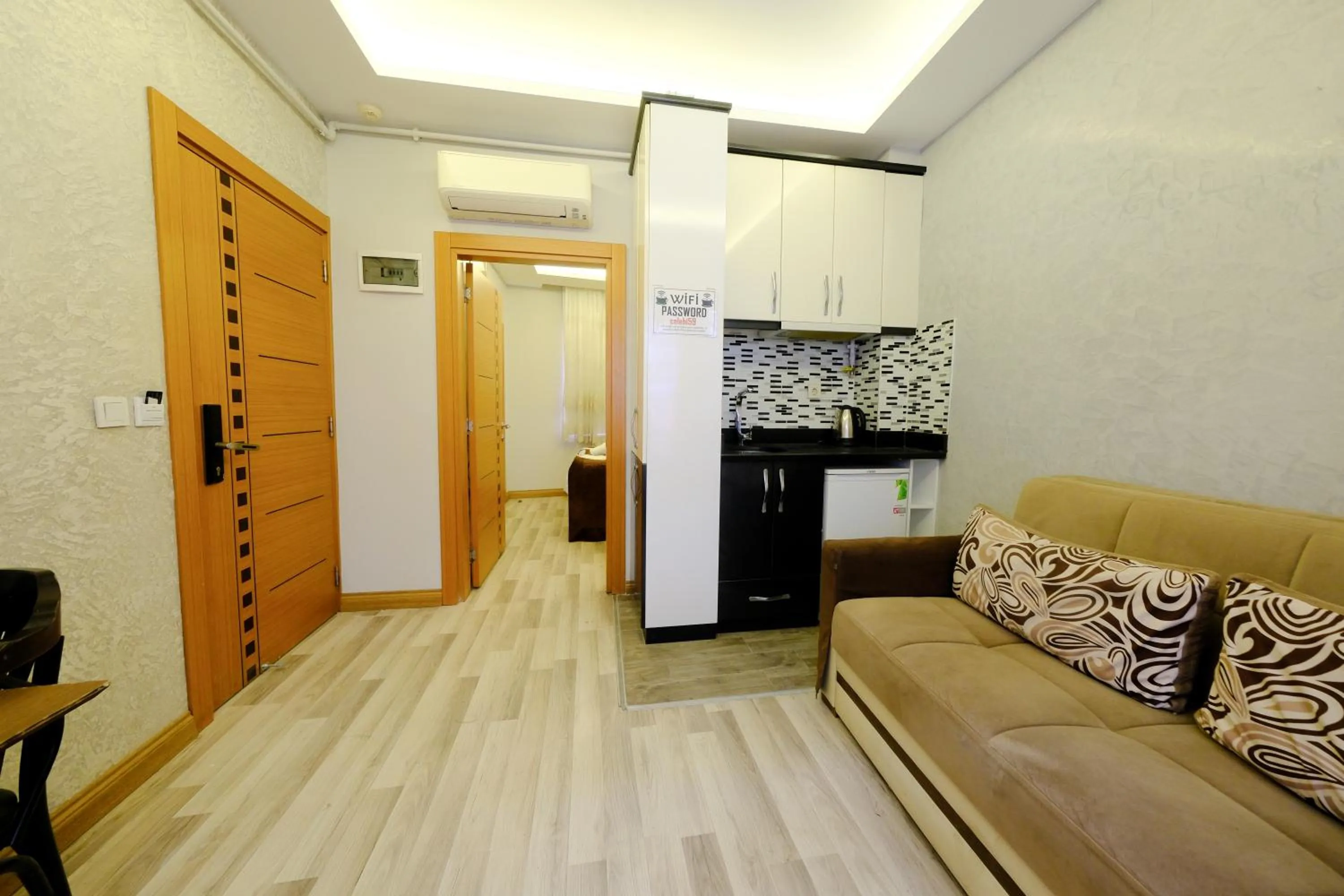 Bed in Taksim Celebi Suites