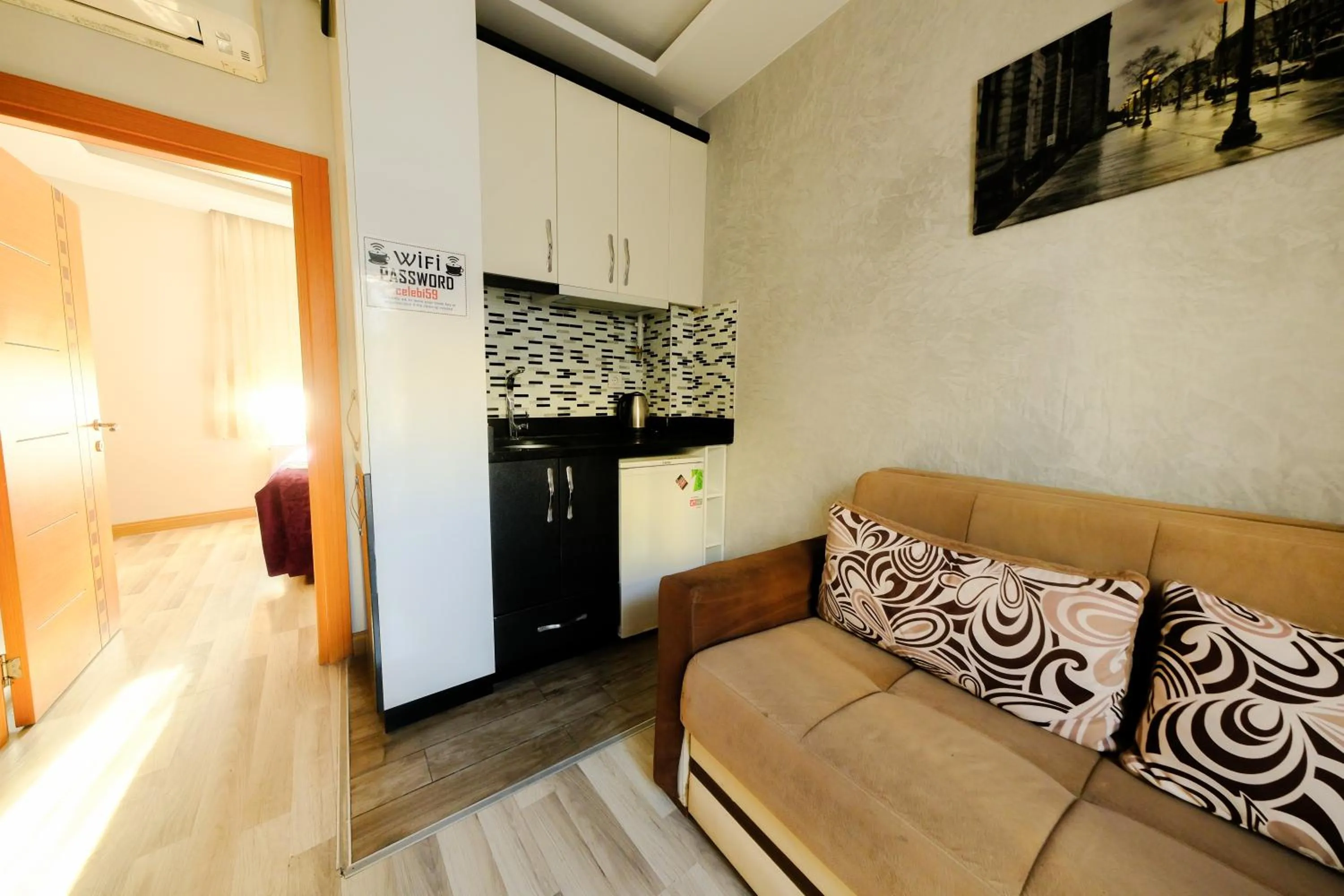 Living room in Taksim Celebi Suites