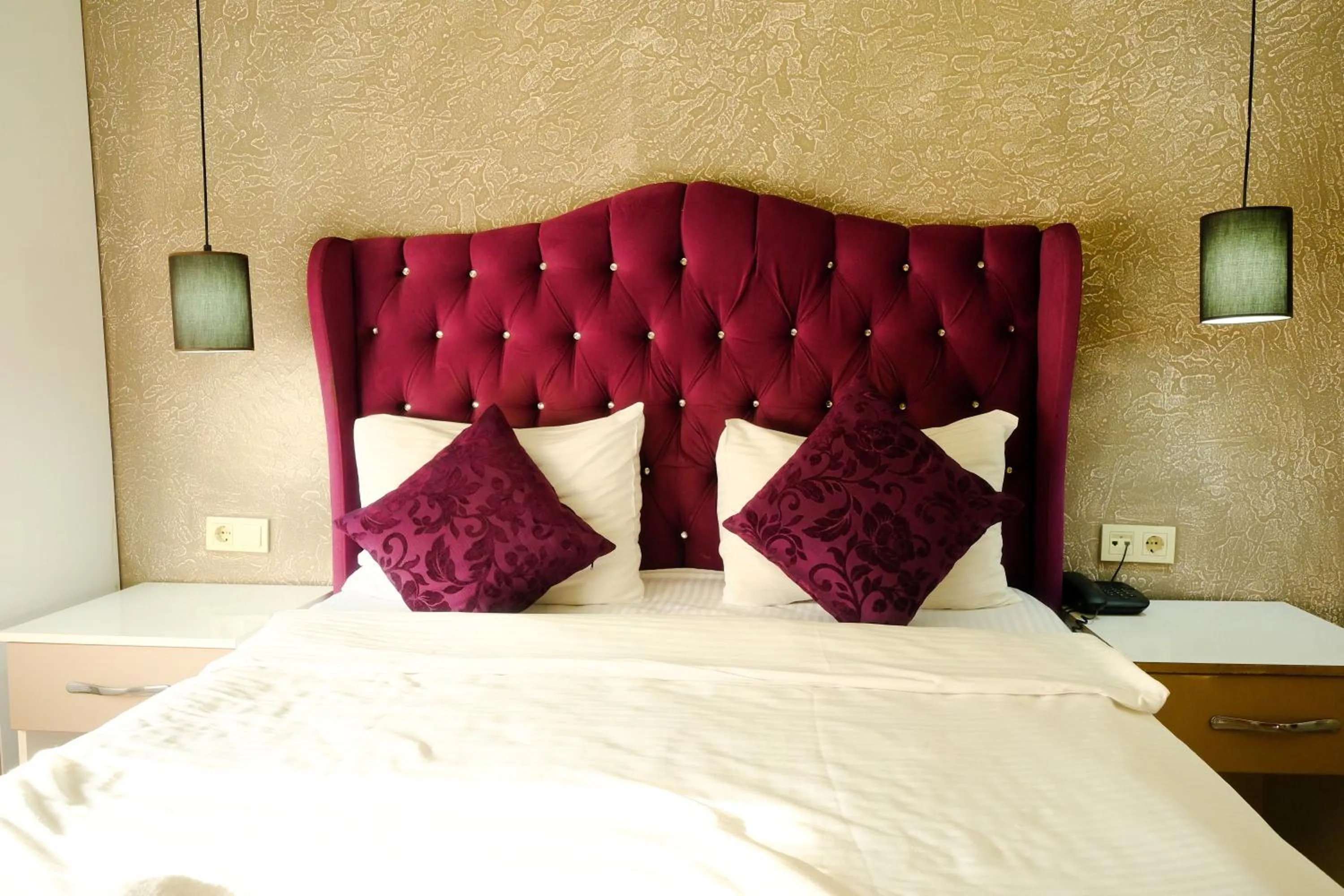Bed in Taksim Celebi Suites