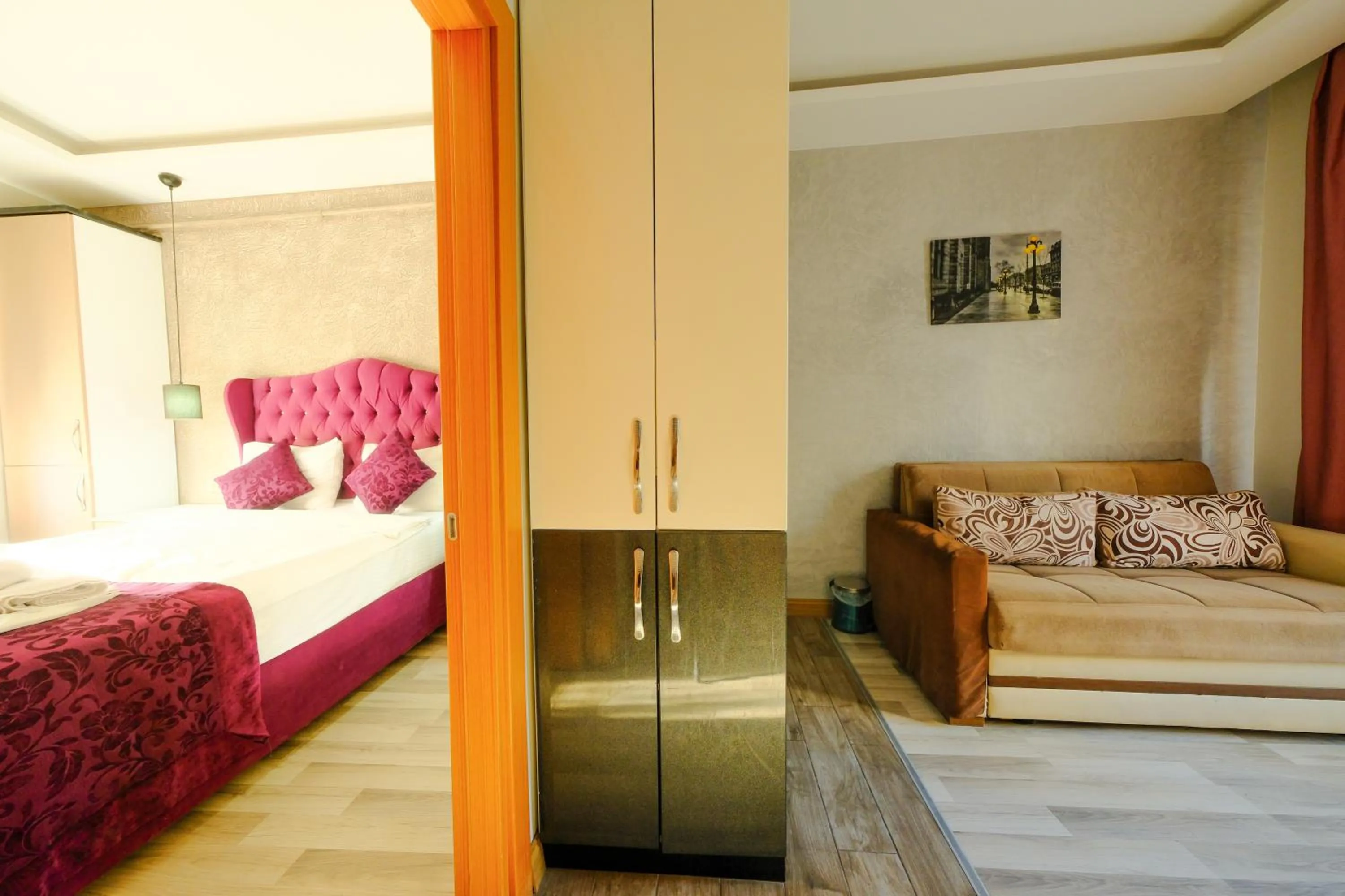 Bed in Taksim Celebi Suites