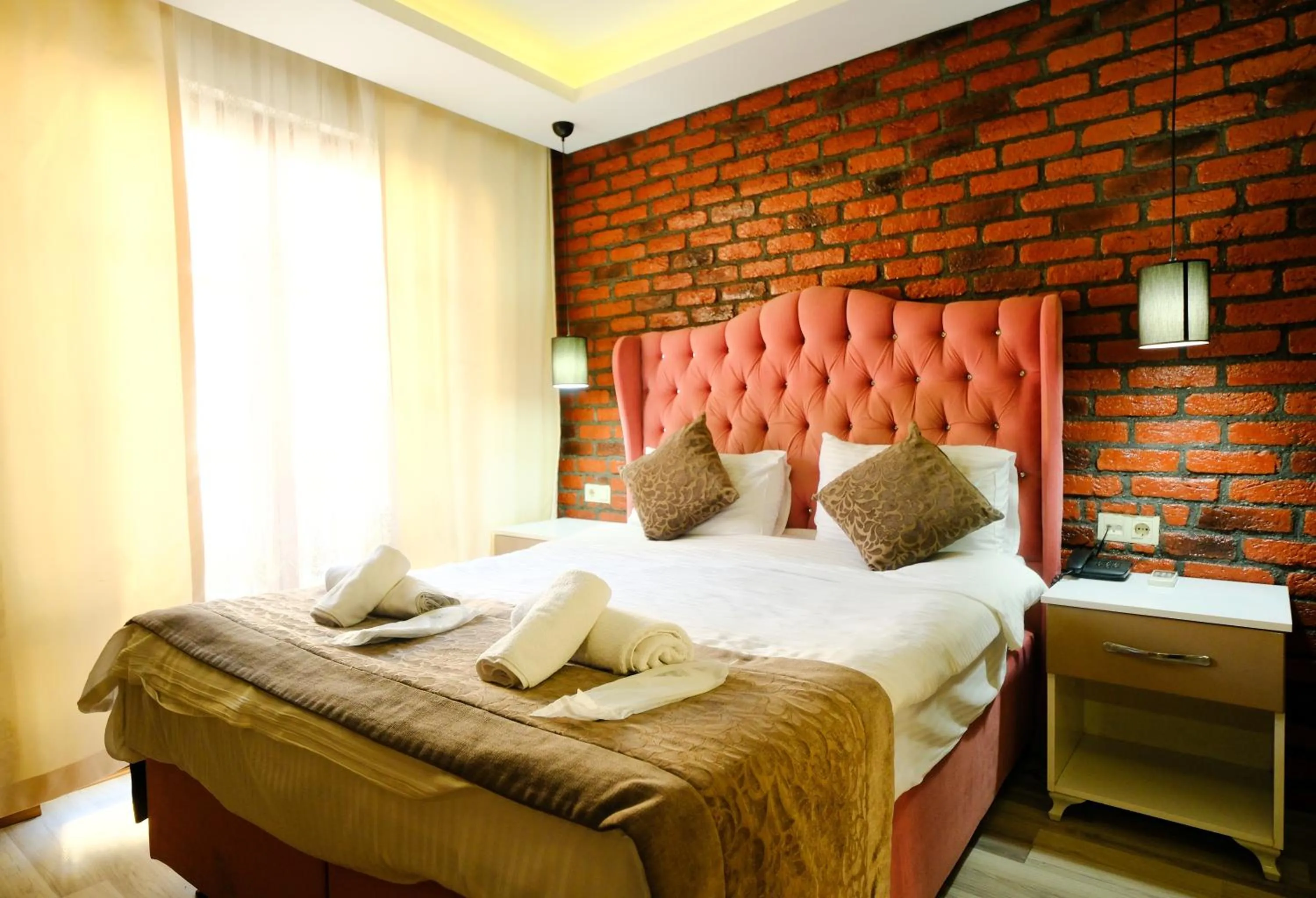 Bed in Taksim Celebi Suites