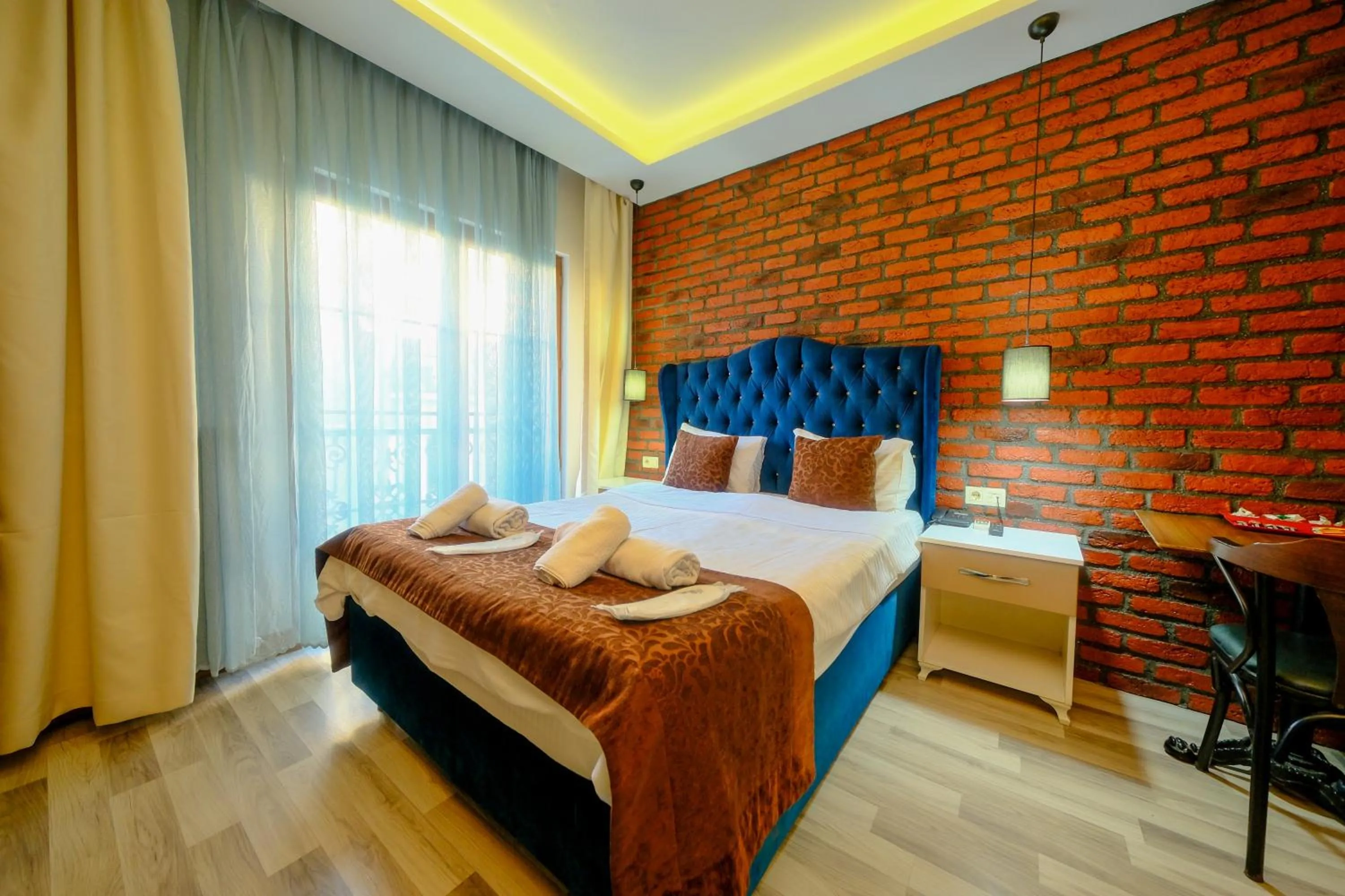 Bed in Taksim Celebi Suites