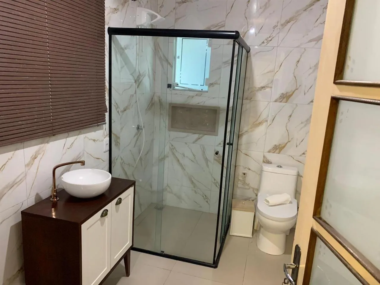 Shower in Pousada Perola da Praia