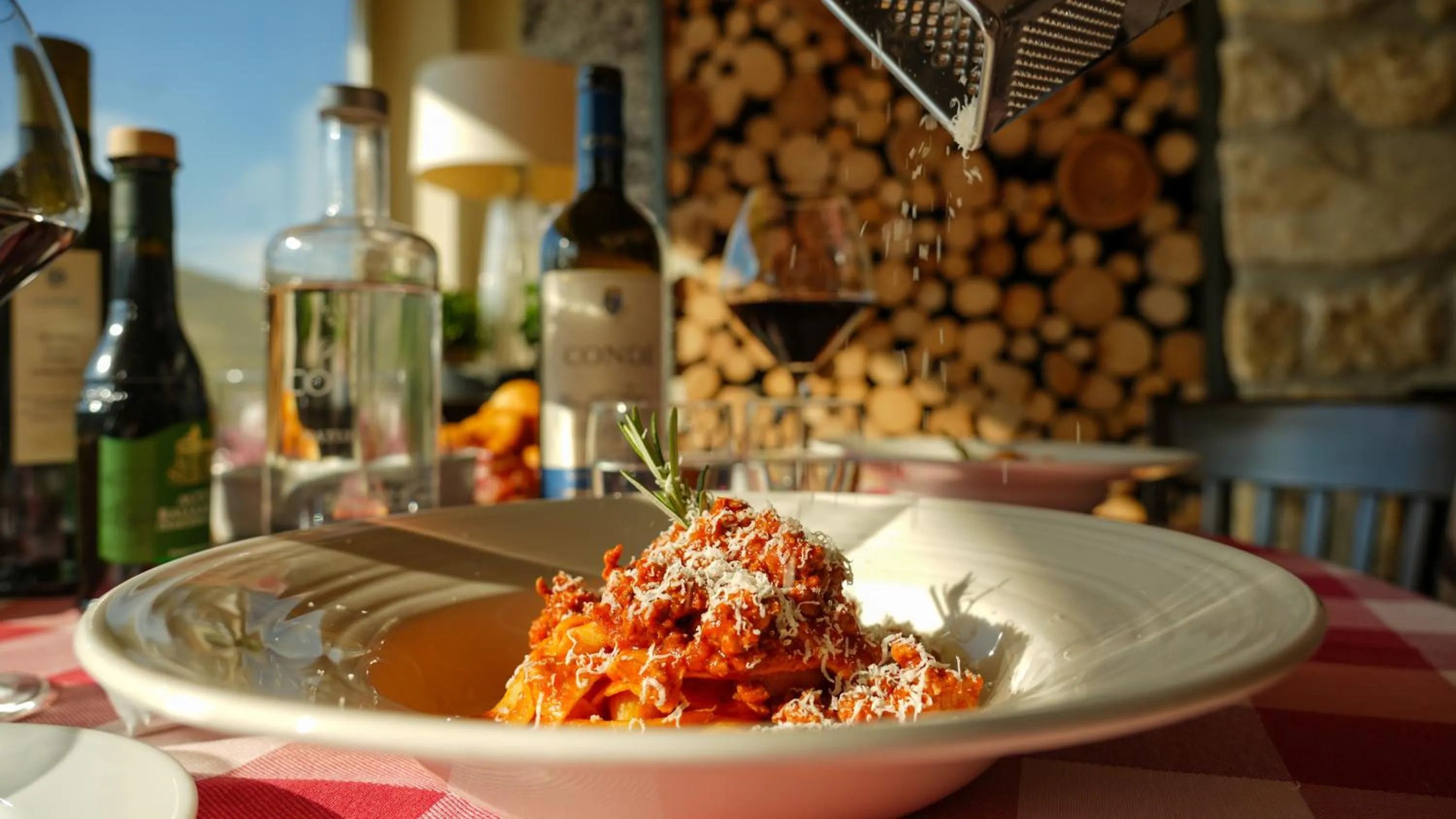 Food close-up in Borgo Conde Wine Resort