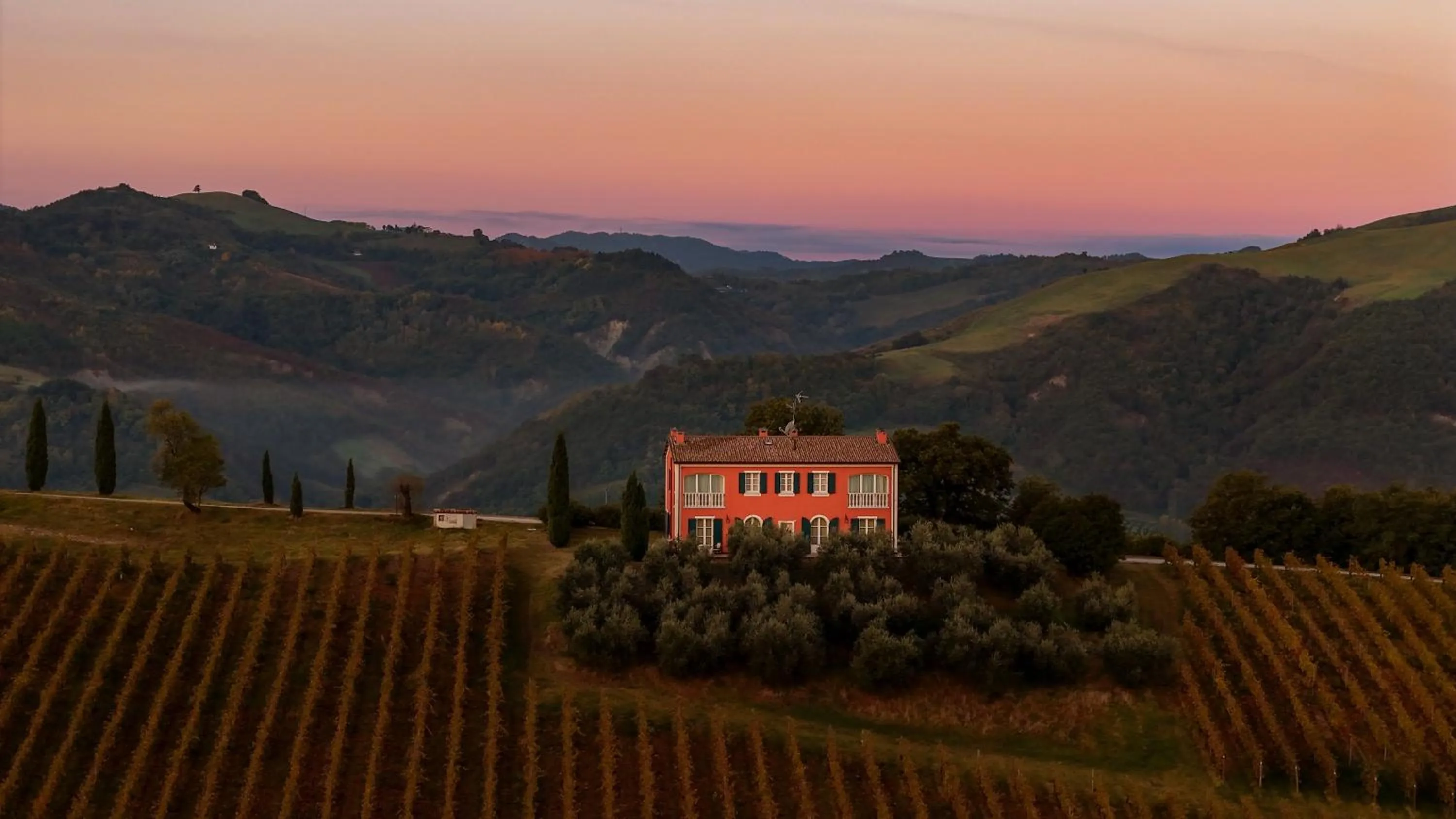 Bird's eye view in Borgo Conde Wine Resort
