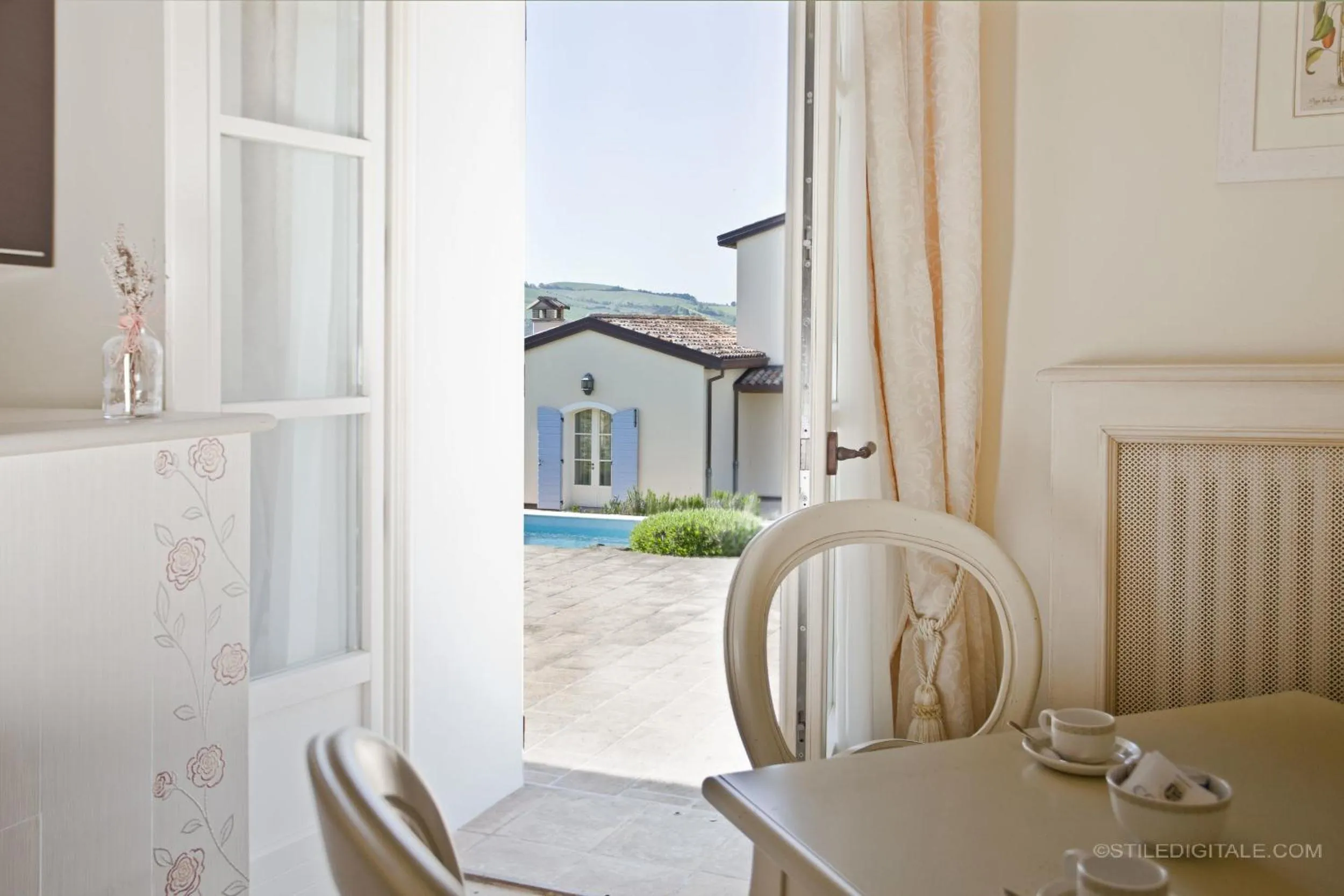 Garden view in Borgo Conde Wine Resort