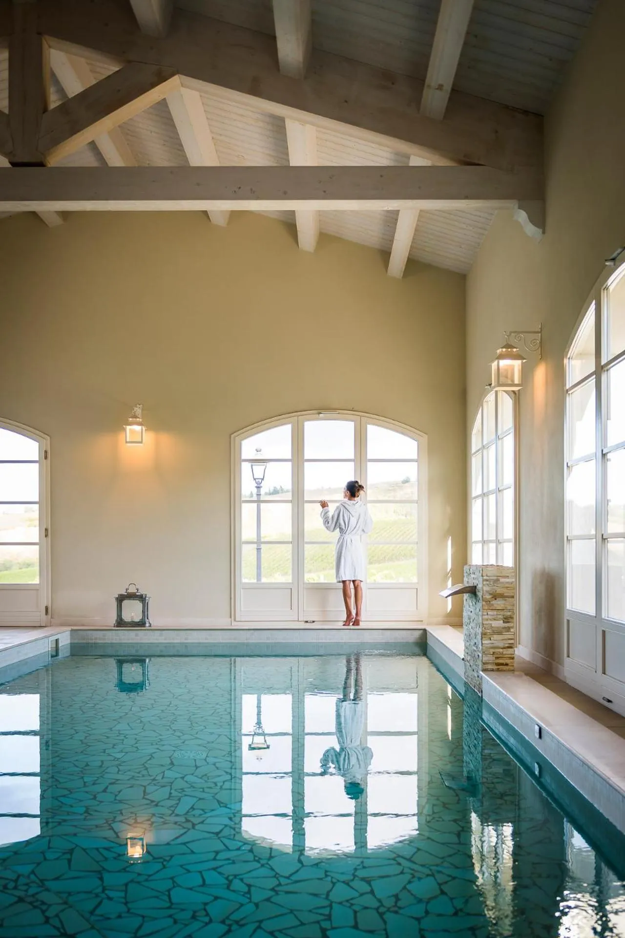 Hot Tub in Borgo Conde Wine Resort