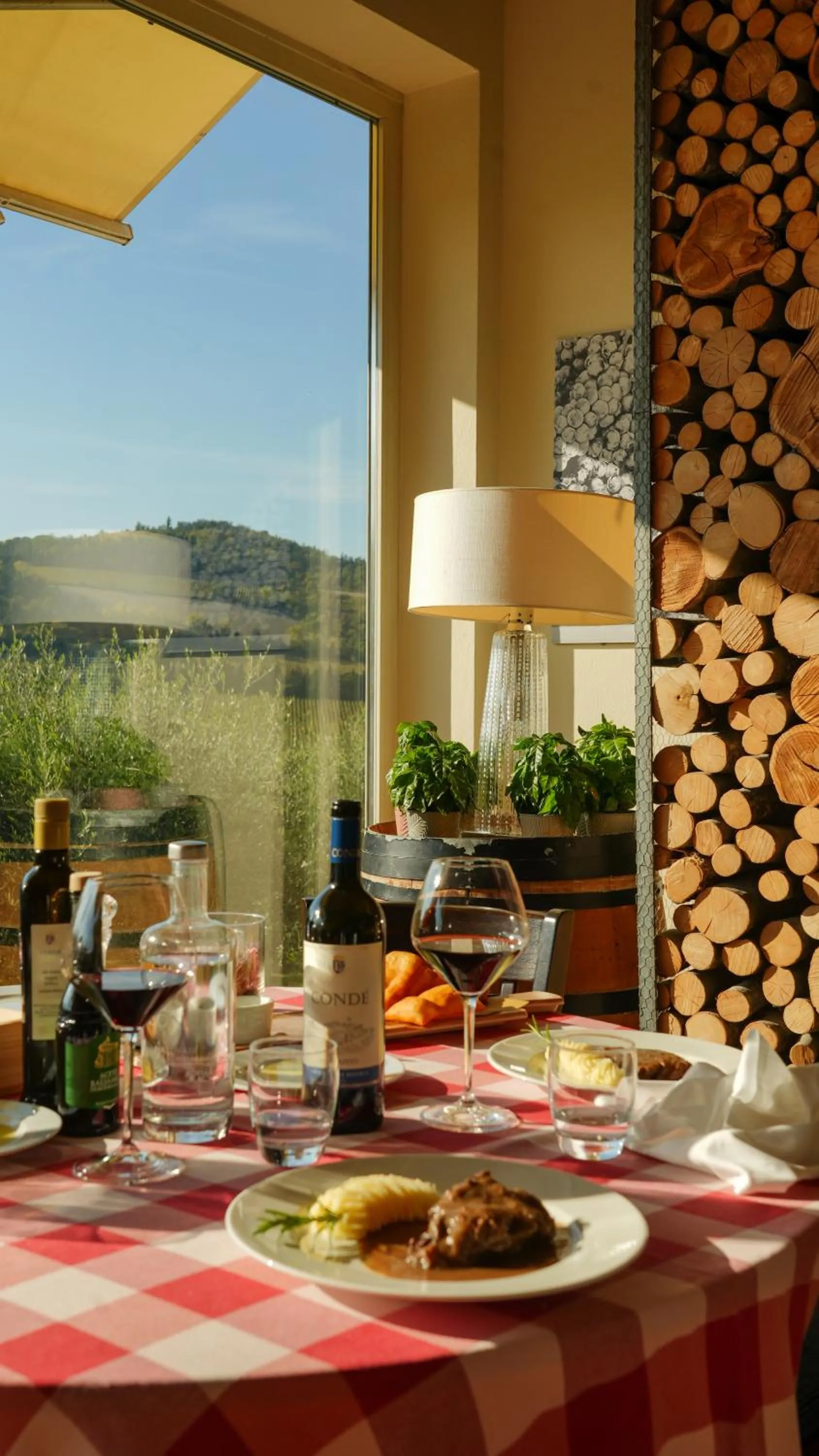 Food close-up in Borgo Conde Wine Resort