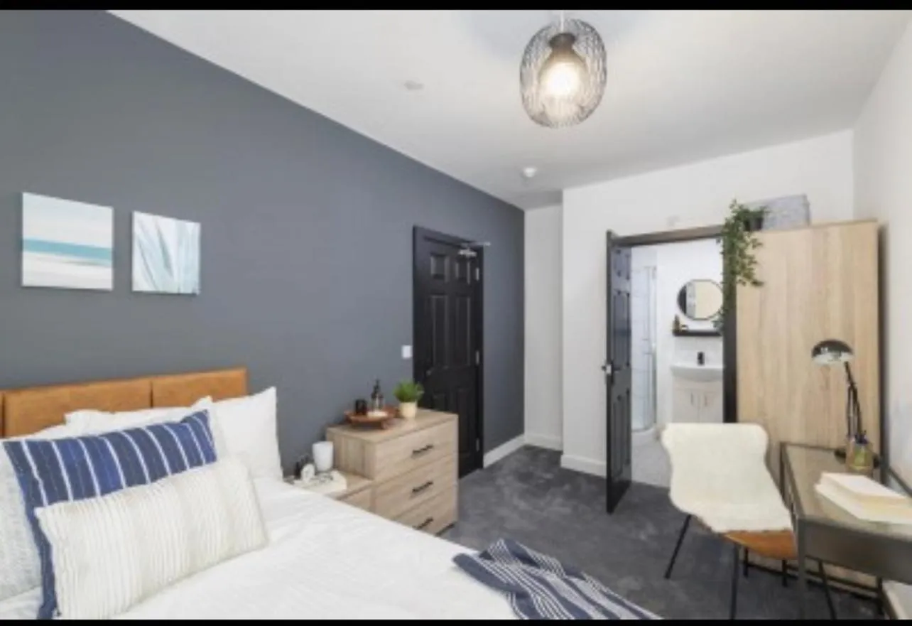 Bed in The Residency rooms Liverpool