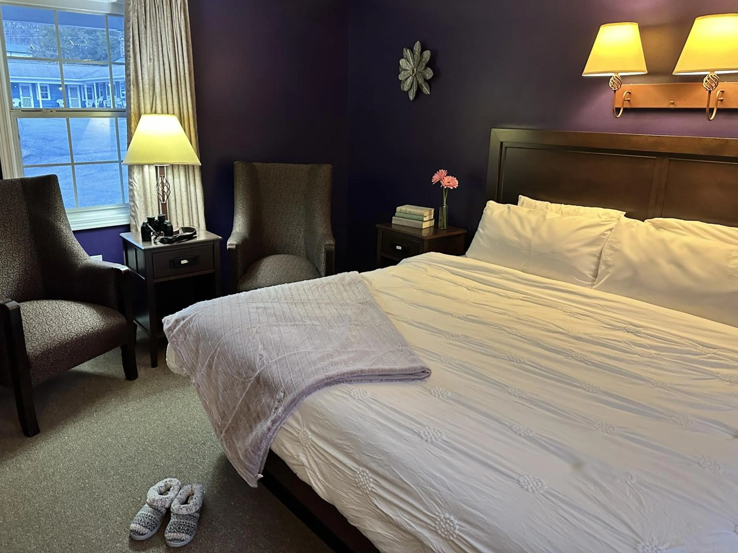 Bed in Blowing Rock Inn