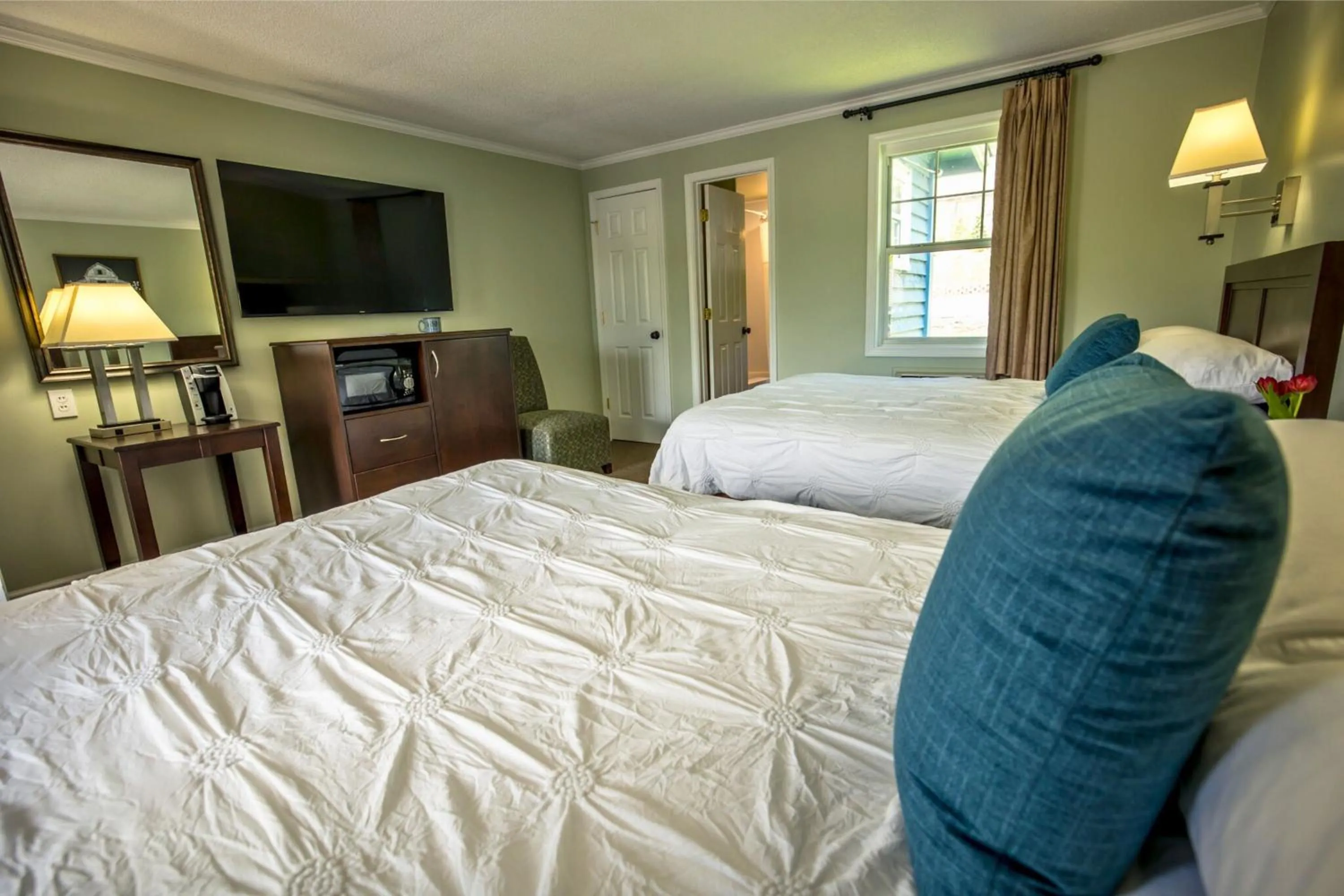 Bed in Blowing Rock Inn