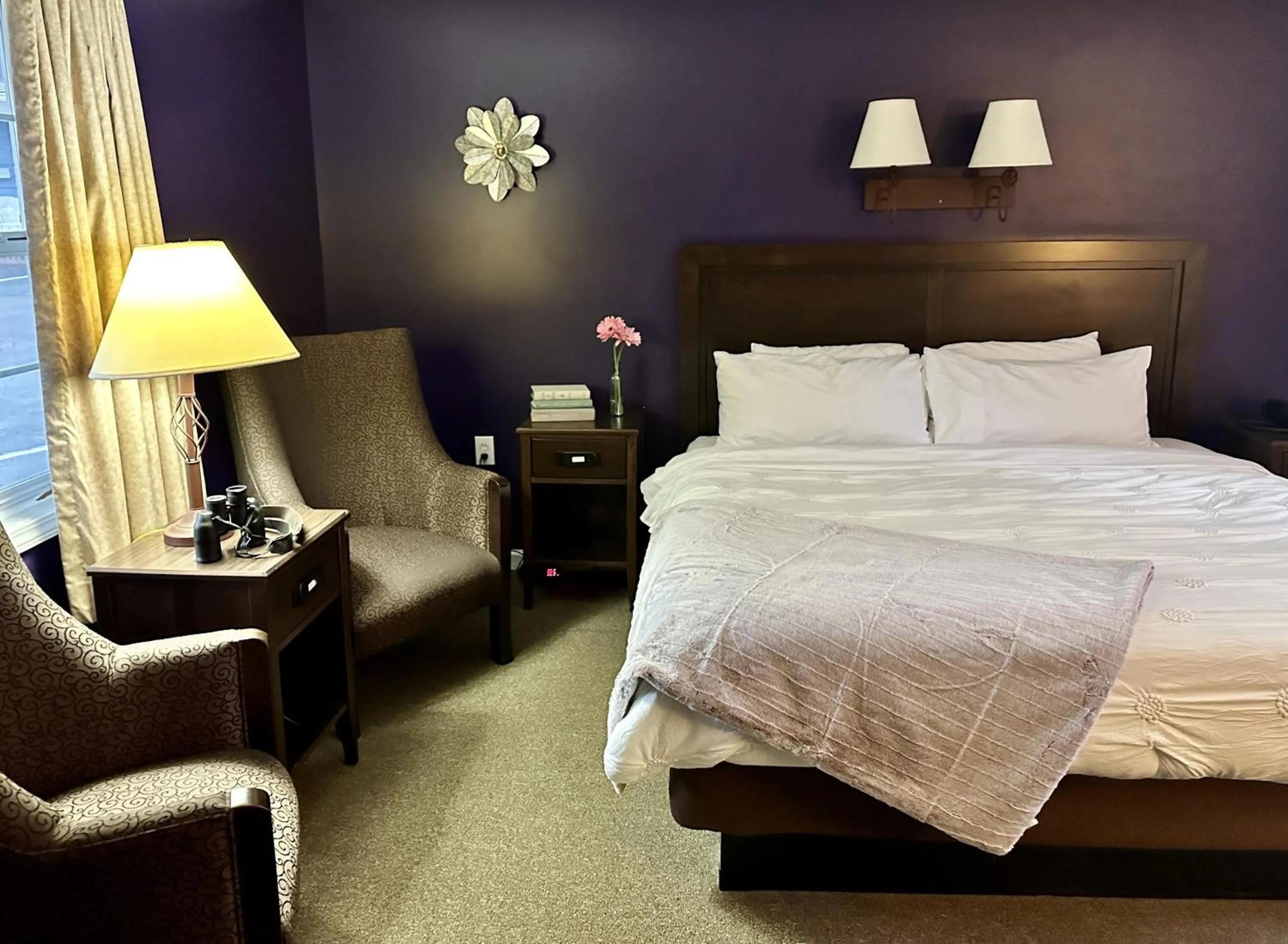 Bed in Blowing Rock Inn