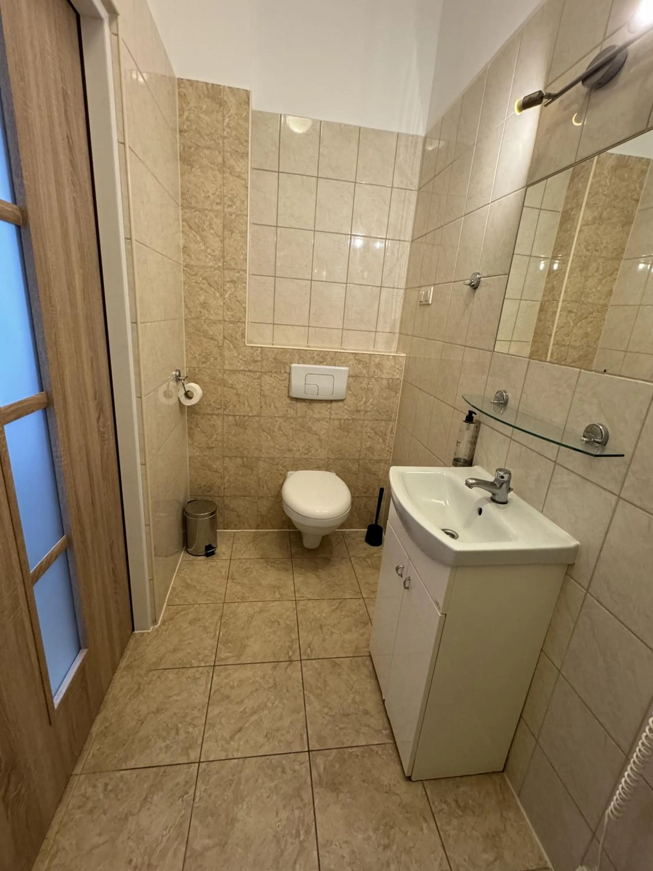 Shower in IRIS Aparthotel