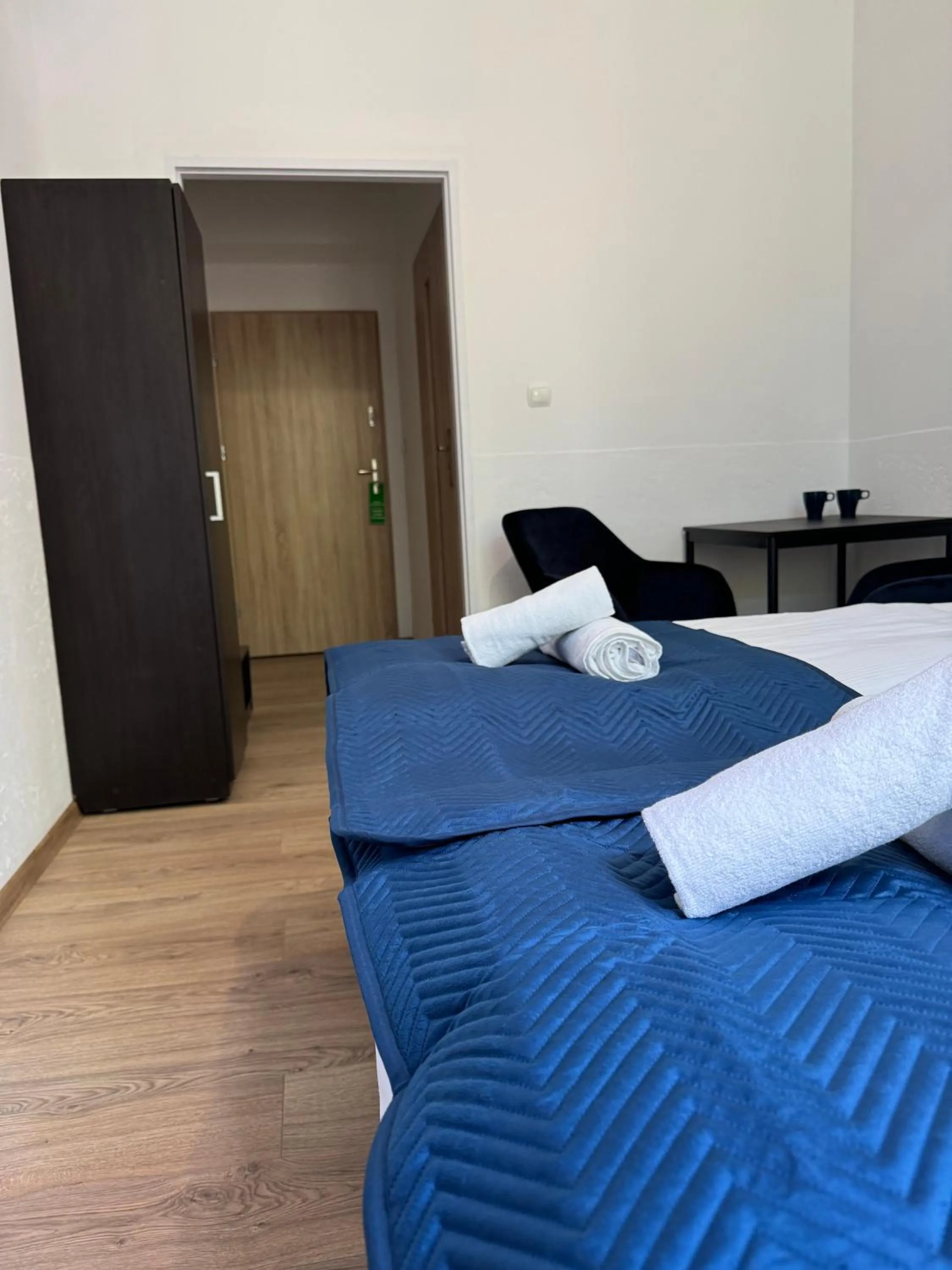 Bed in IRIS Aparthotel