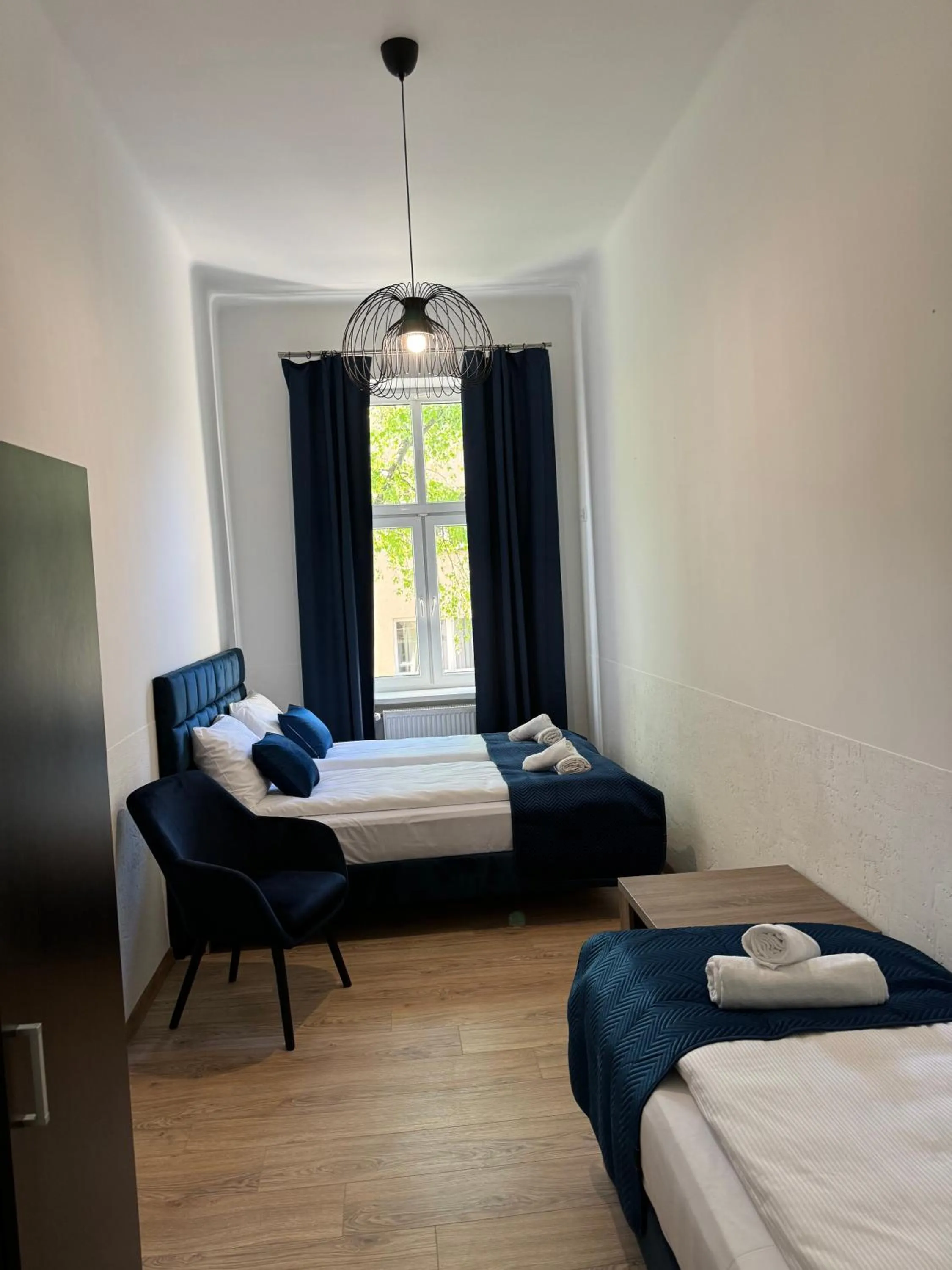 Bed in IRIS Aparthotel