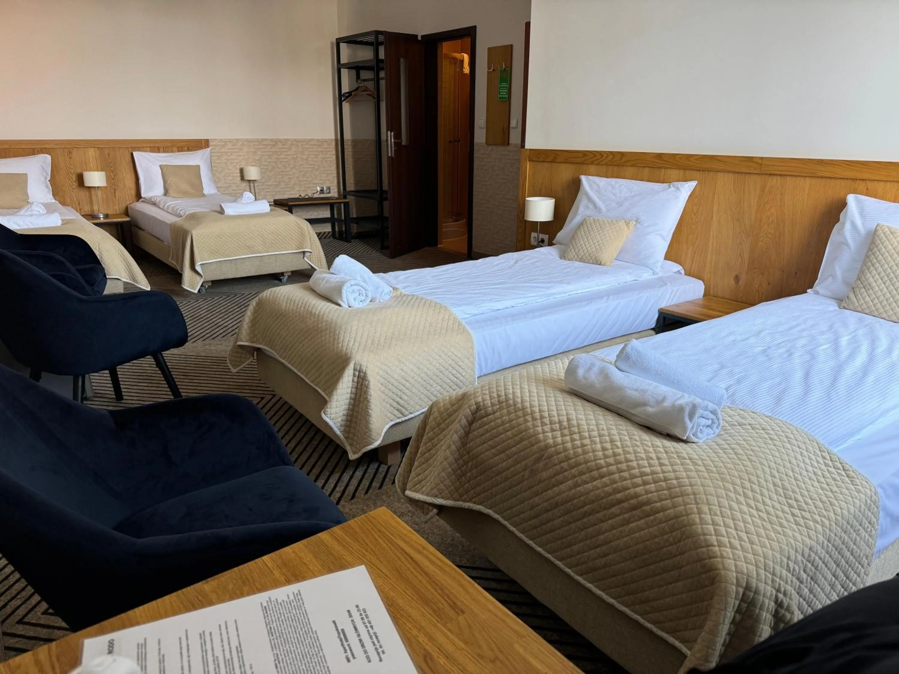 Bed in IRIS Aparthotel