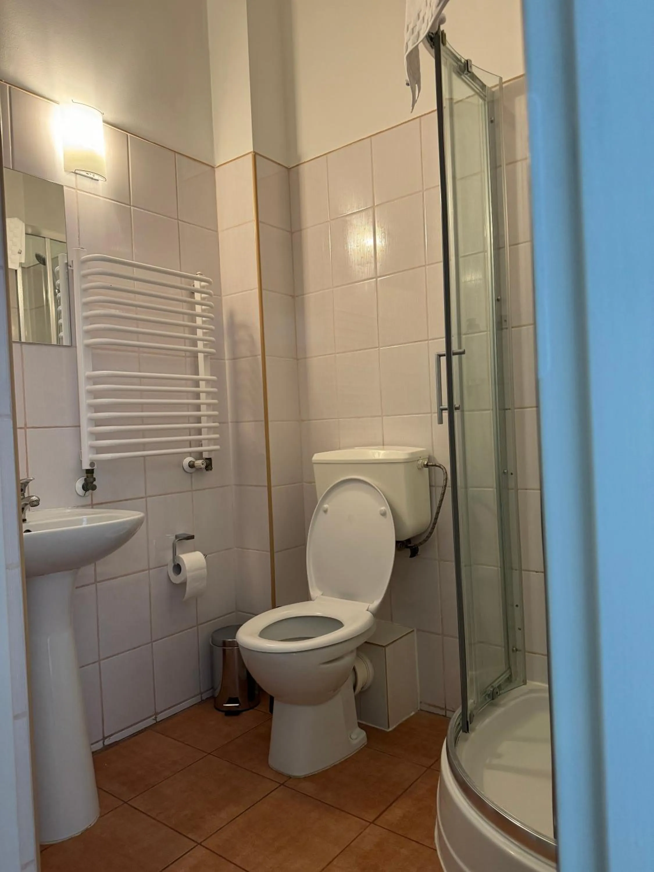 Shower in IRIS Aparthotel