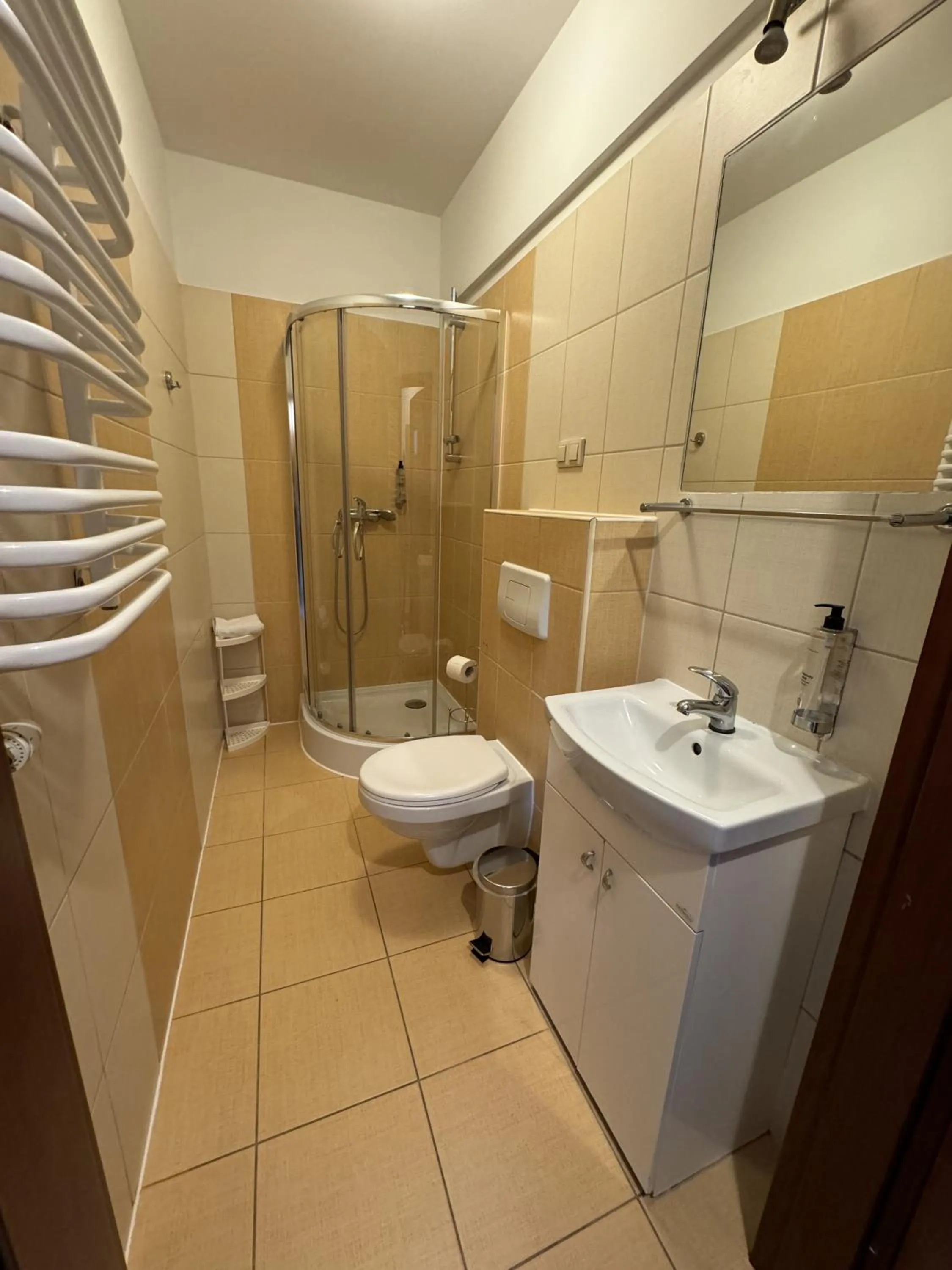 Shower in IRIS Aparthotel