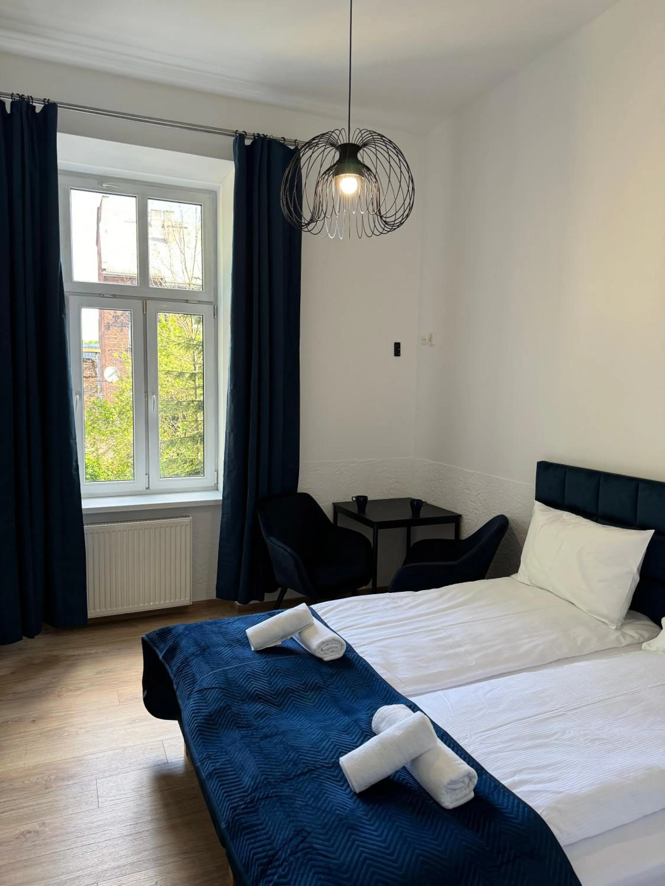 Bed in IRIS Aparthotel