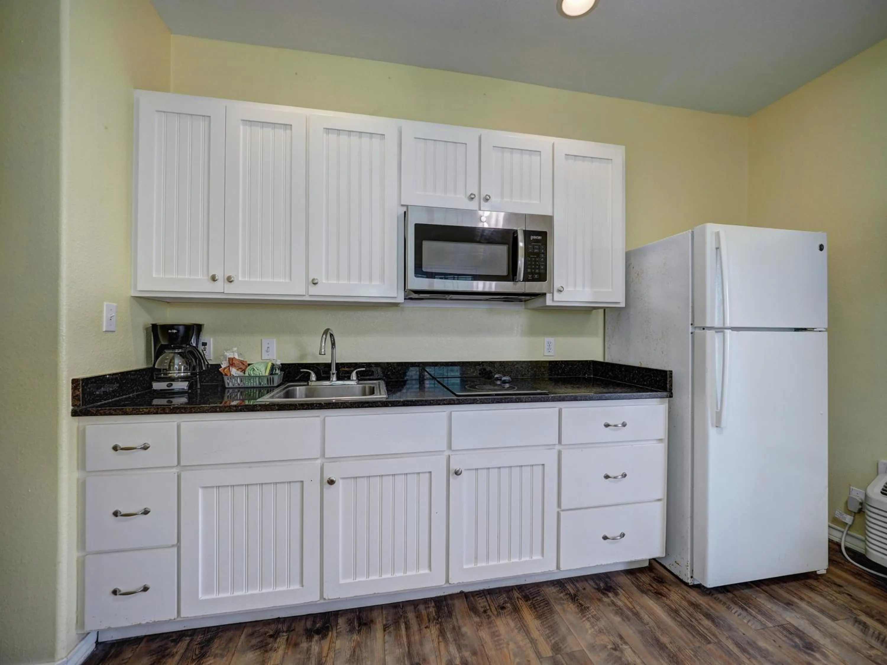 Kitchen or kitchenette in Seashell Village Resort near the beach with kitchens