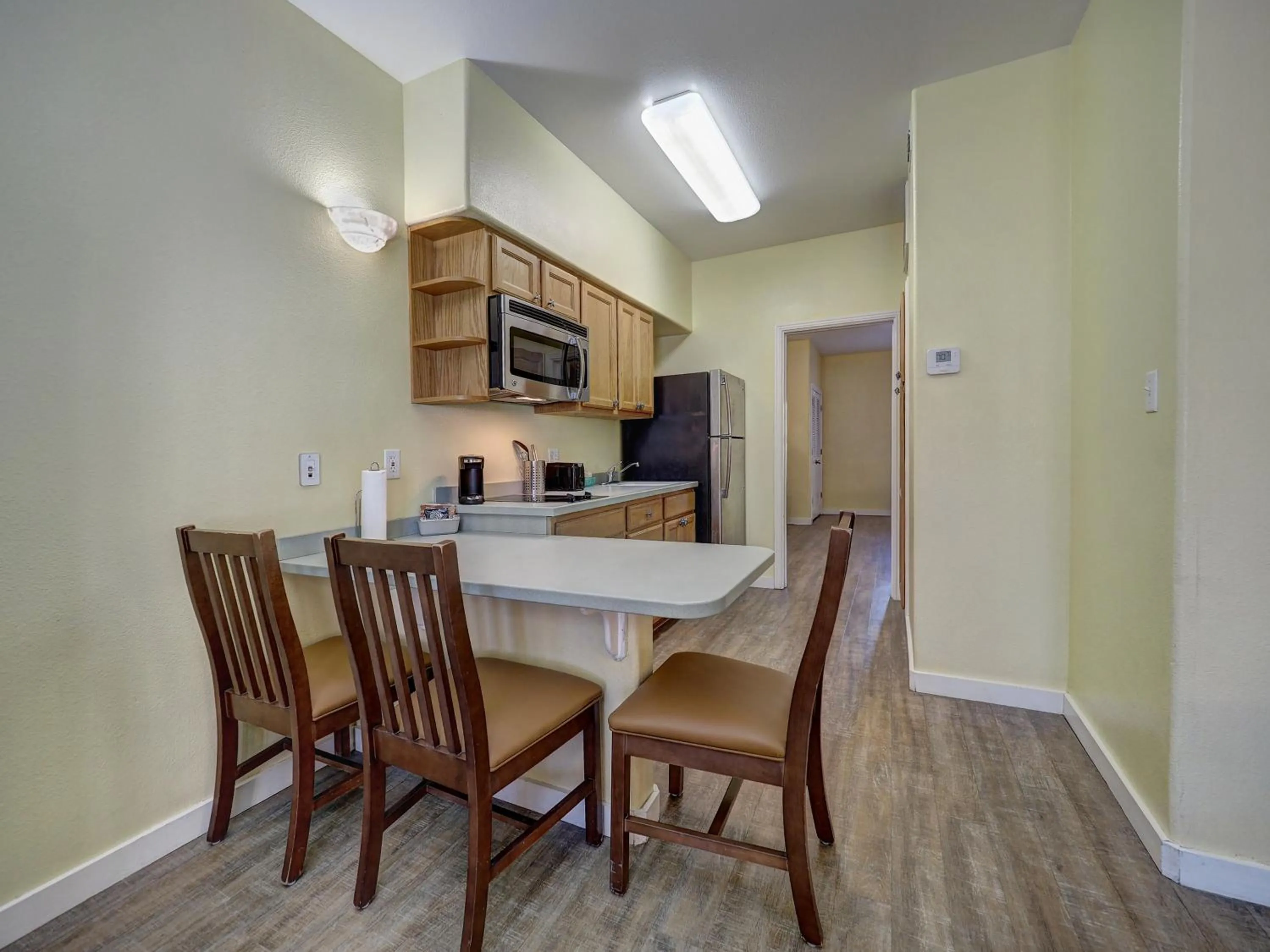 Kitchen or kitchenette in Seashell Village Resort near the beach with kitchens