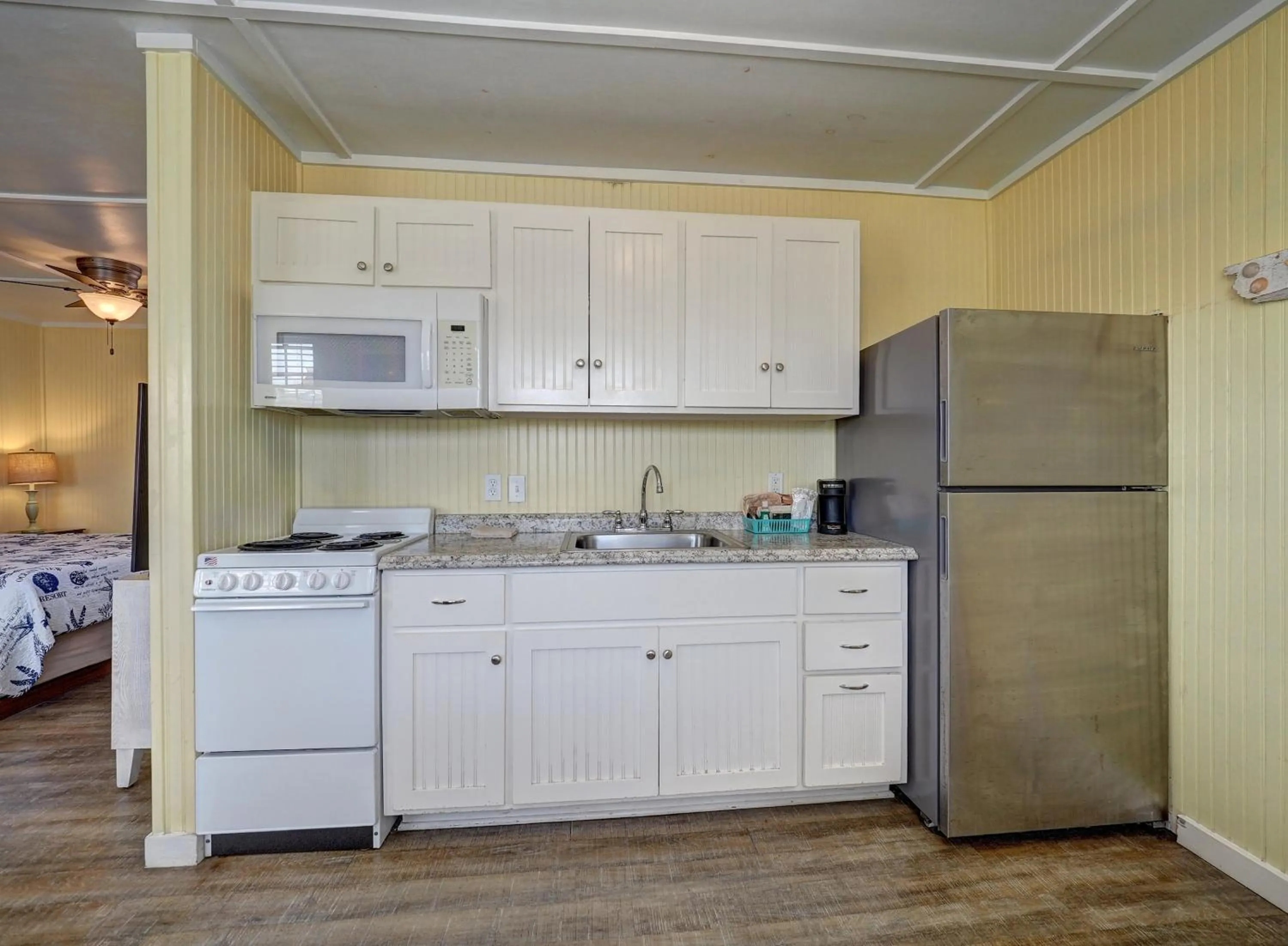 Seashell Village Resort near the beach with kitchens