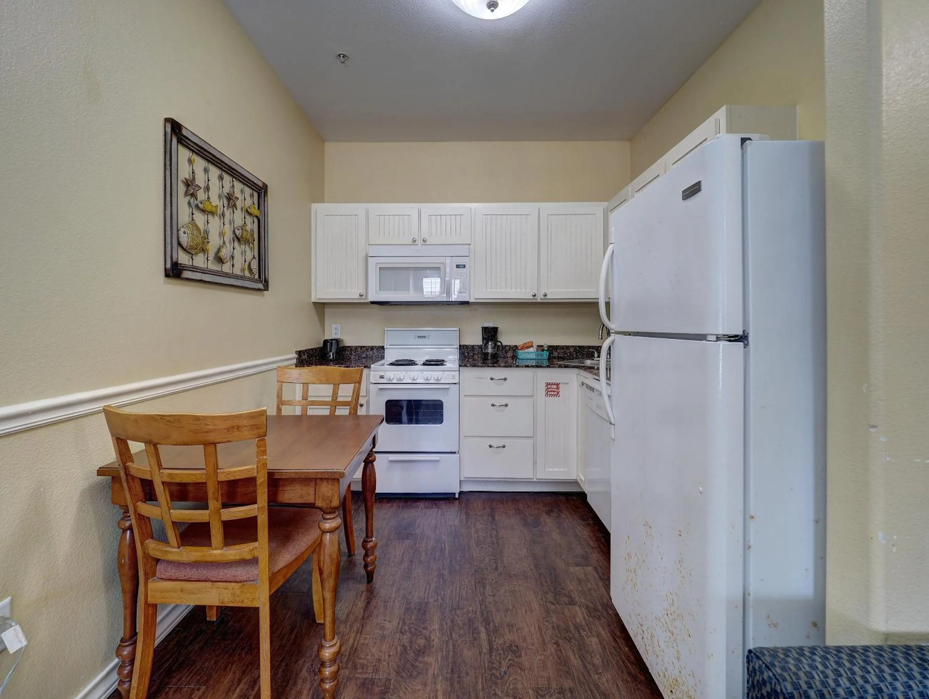 Kitchen or kitchenette in Seashell Village Resort near the beach with kitchens