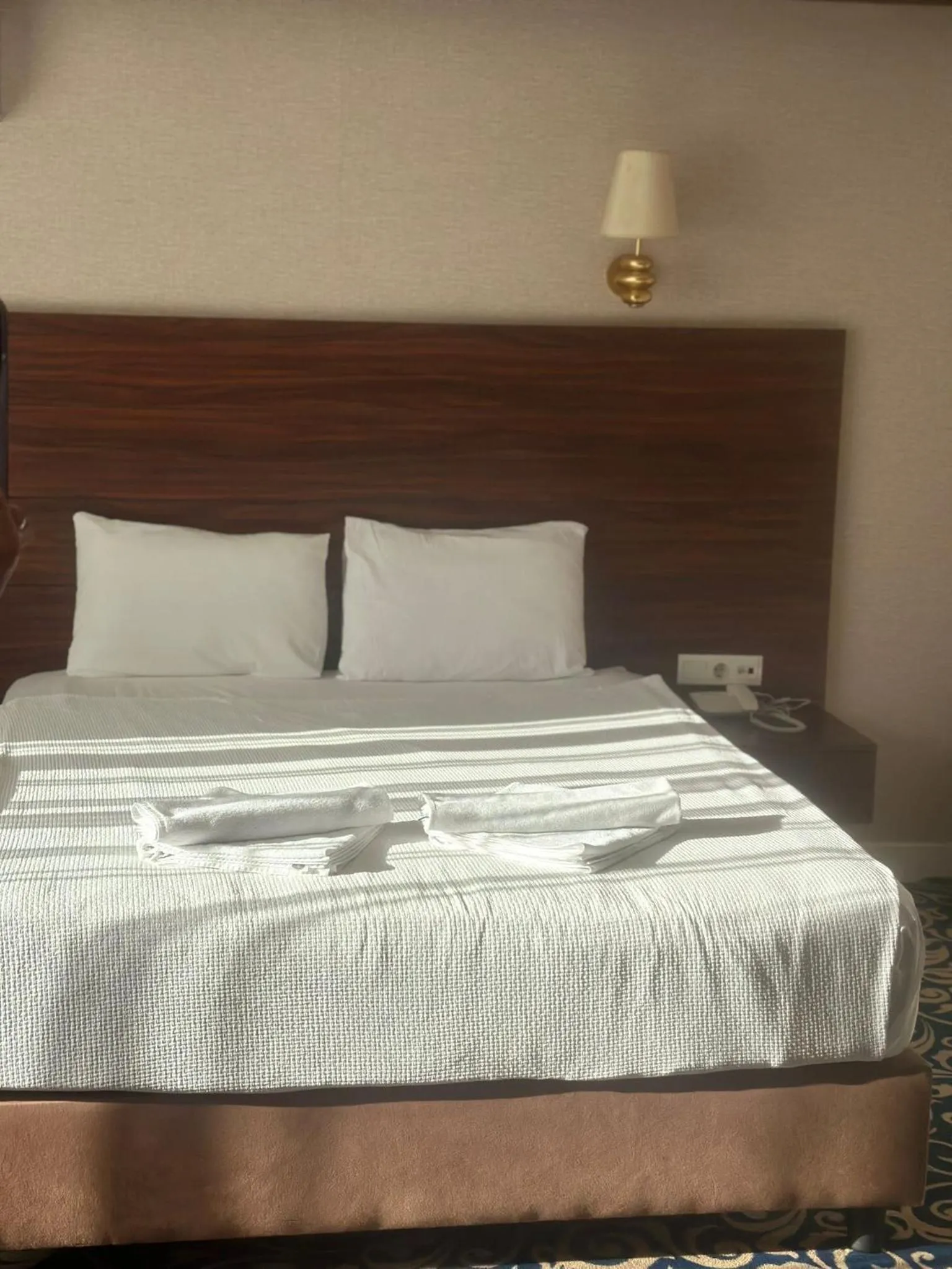 Bed in Bilgehan Hotel
