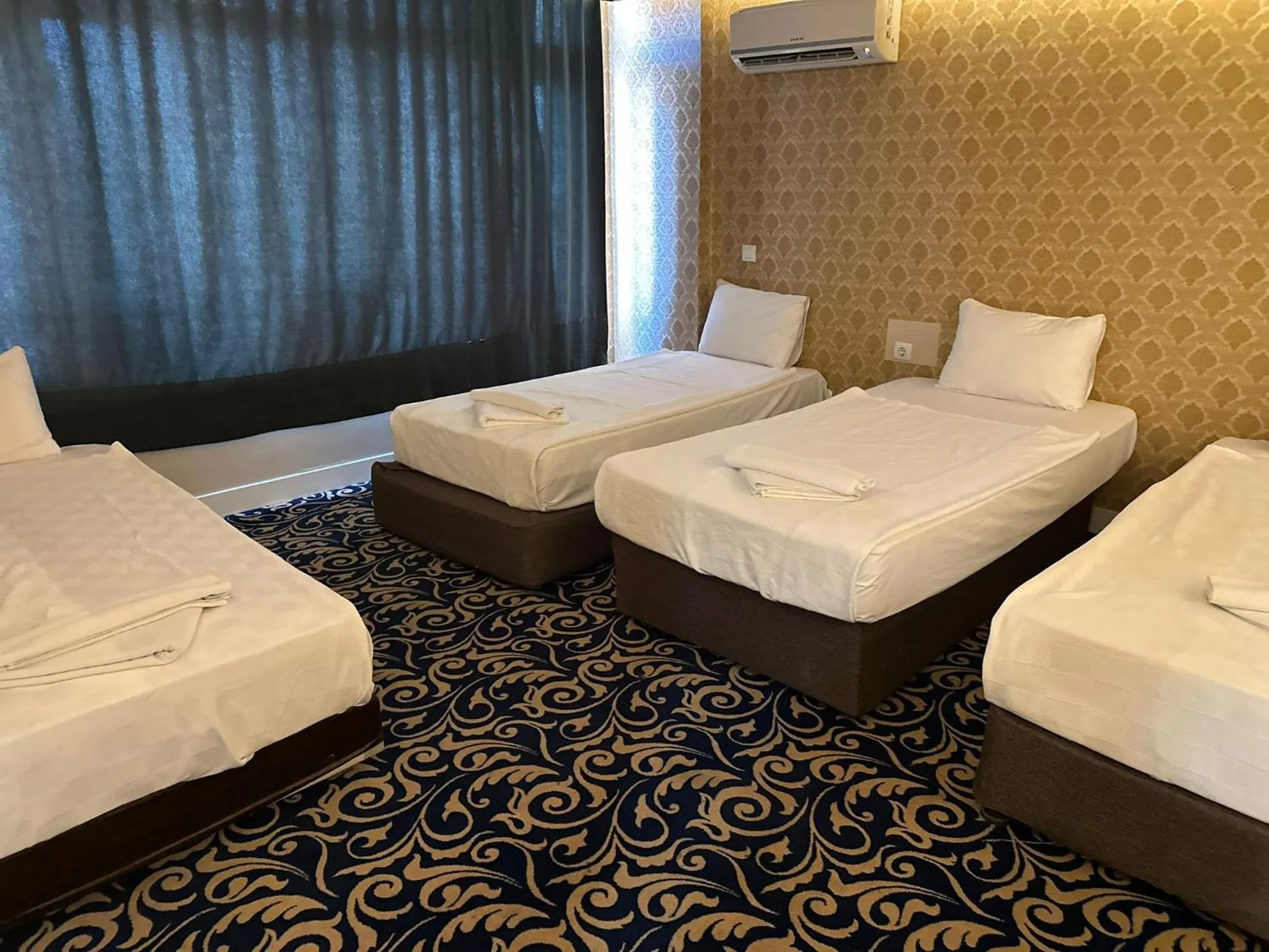 Bed in Bilgehan Hotel