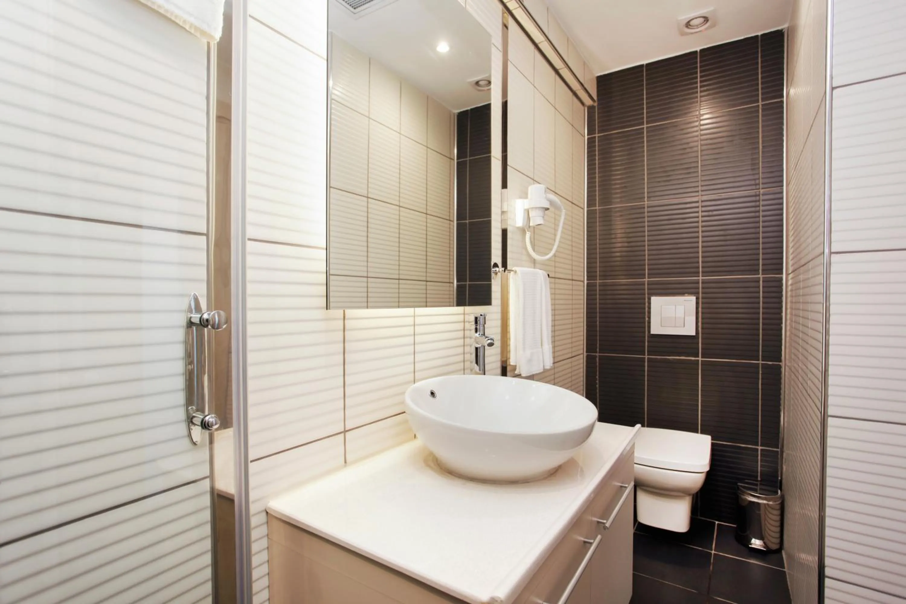 Toilet in Miller Hotel