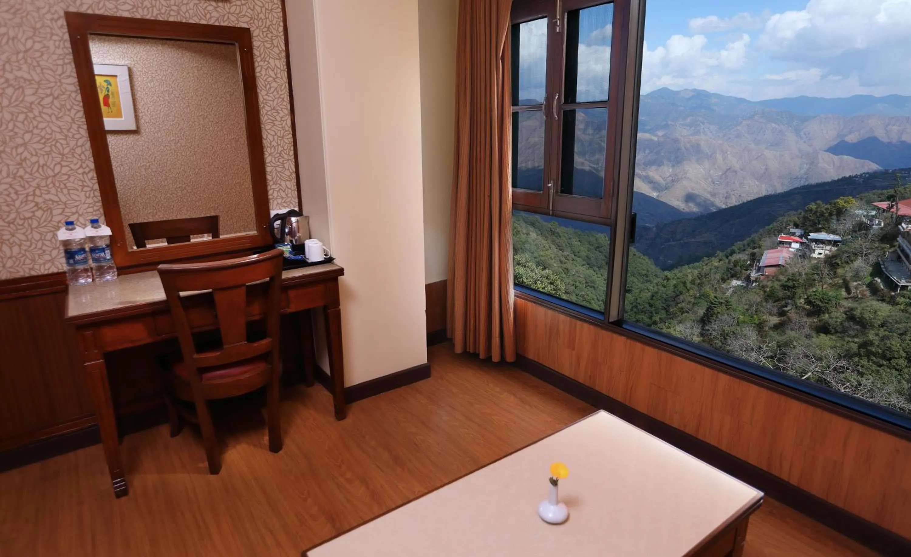 Mountain view in Hotel Vishnu Palace