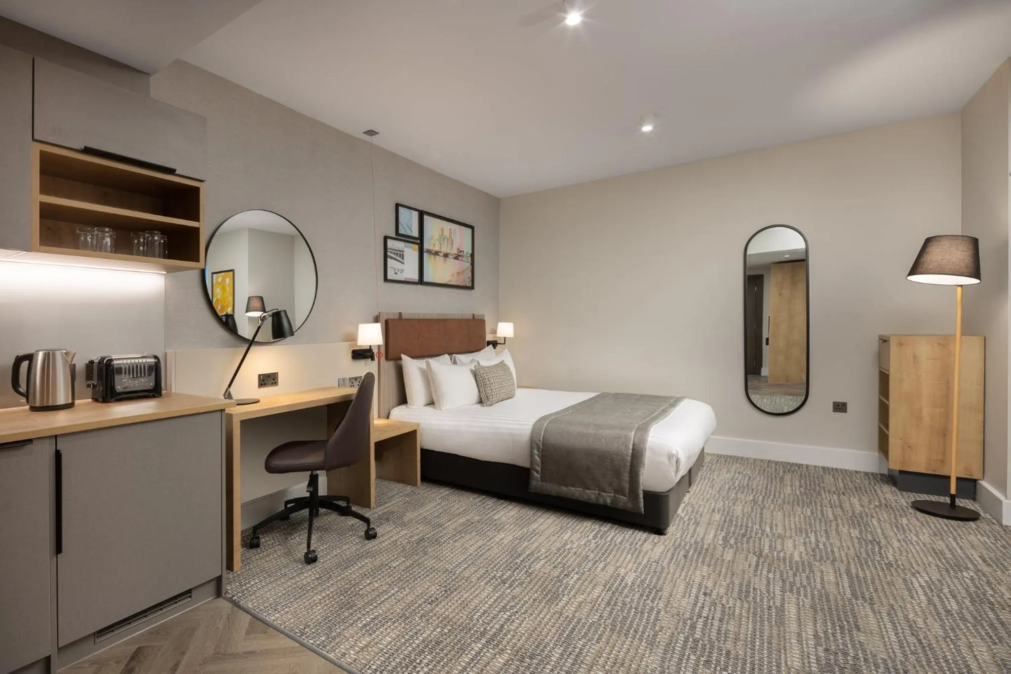 Photo of the whole room, Bed in Staybridge Suites London-Vauxhall by IHG