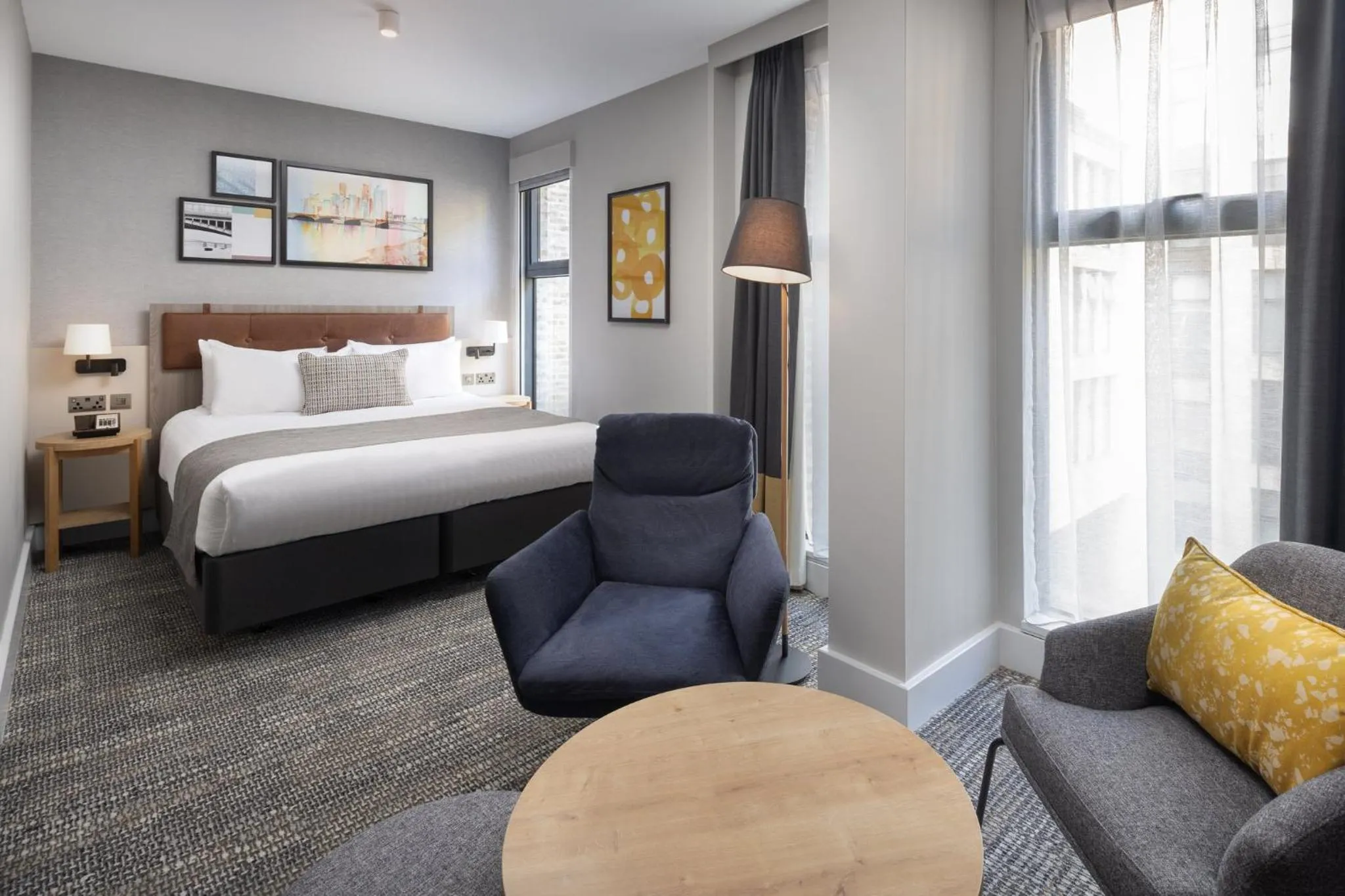 Photo of the whole room, Bed in Staybridge Suites London-Vauxhall by IHG