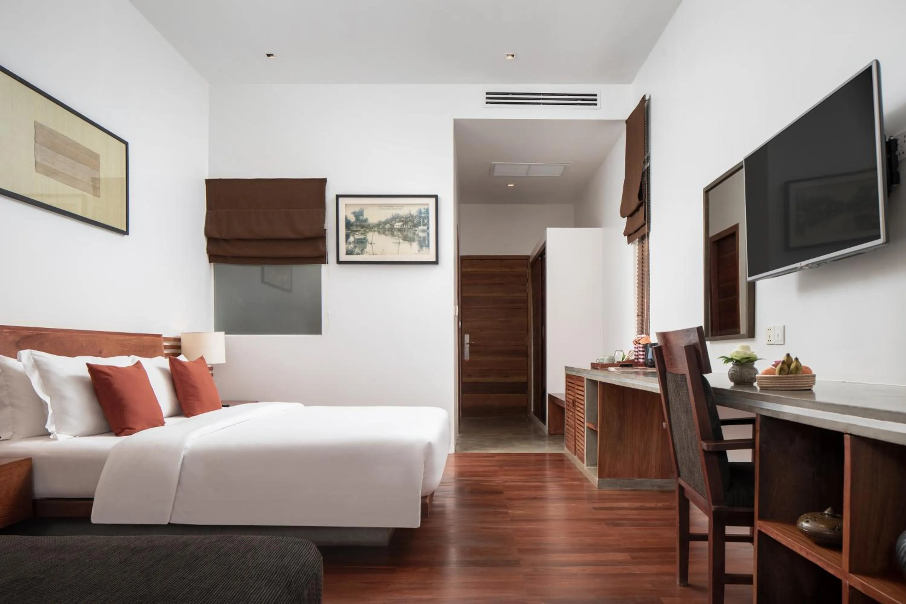 Bed in Lynnaya Urban River Resort