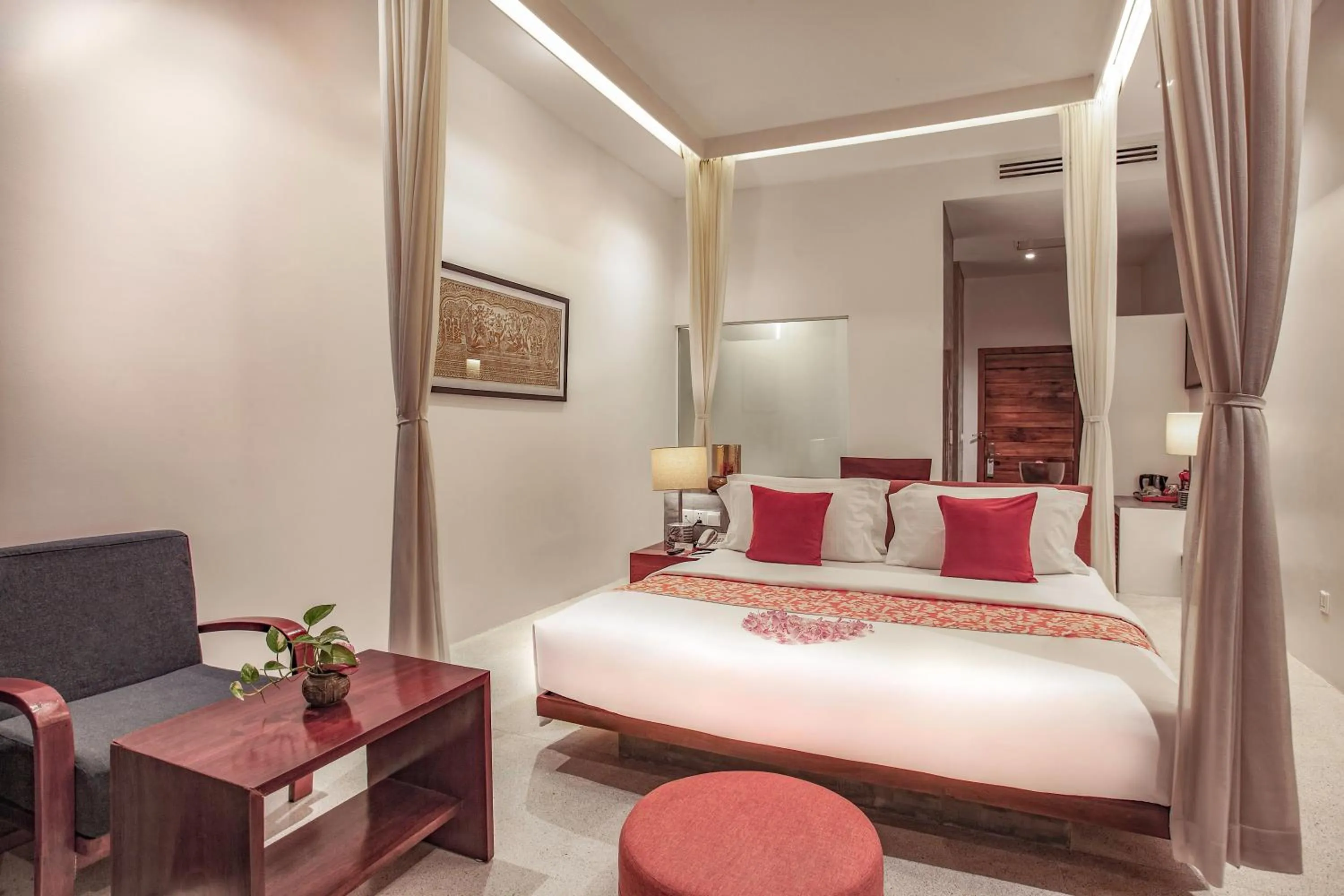 Bed in Lynnaya Urban River Resort