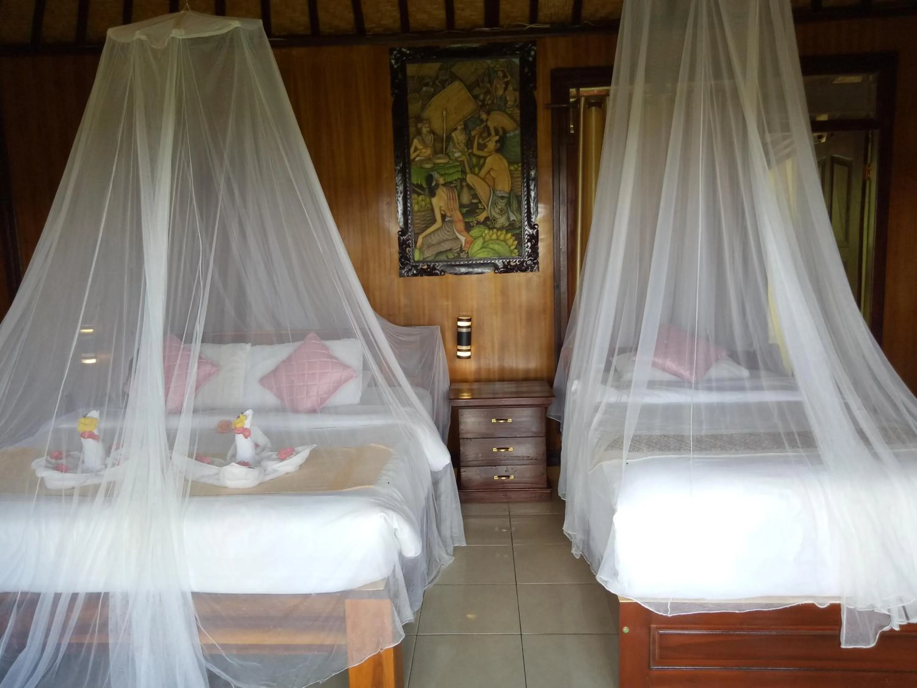 Bed in Atres Villa