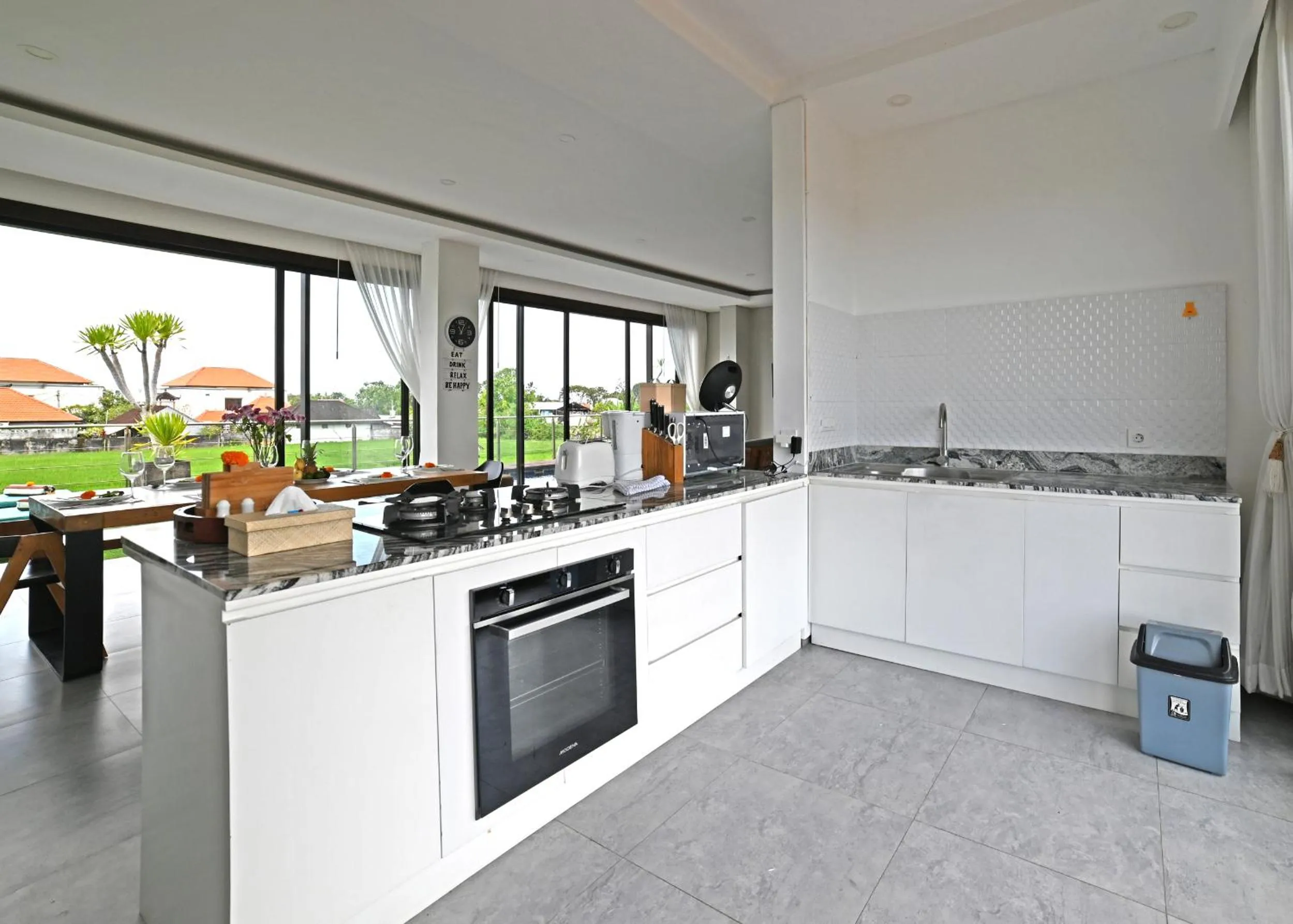 Kitchen or kitchenette in Villa Emilia Seminyak by Nagisa Bali