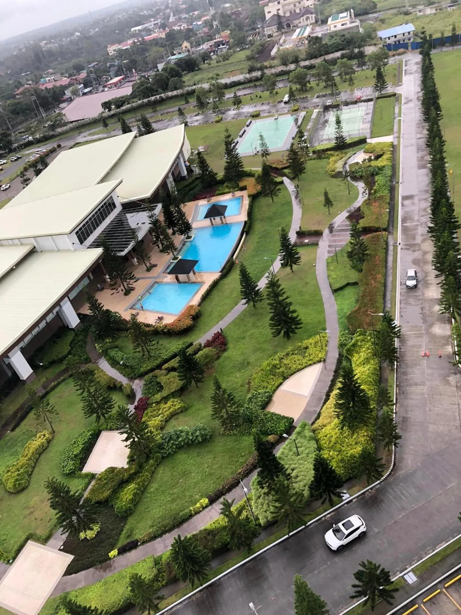 Garden view in JT Tagaytay Suites