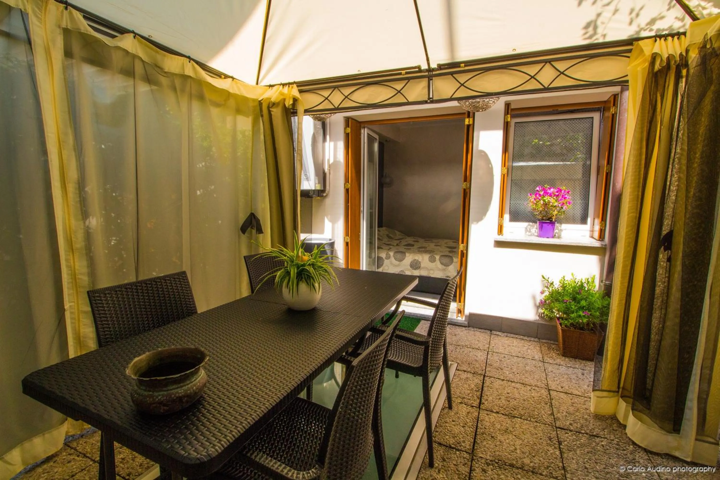 Patio in La Residenza Isabella