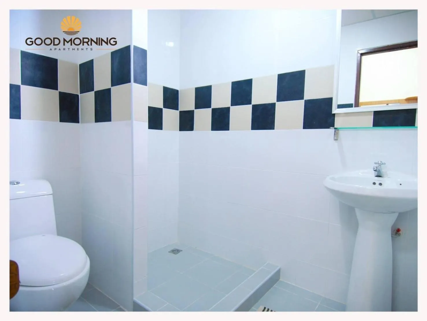 Shower in Good Morning Apartment รังสิต